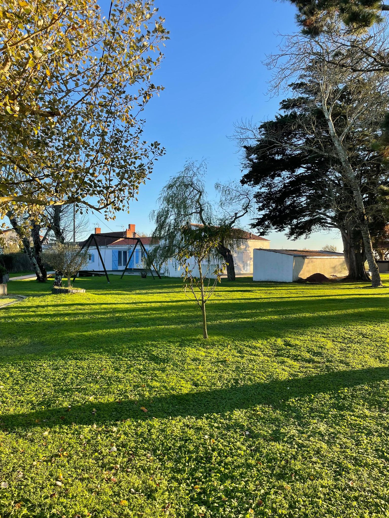 House with views of the marshes.