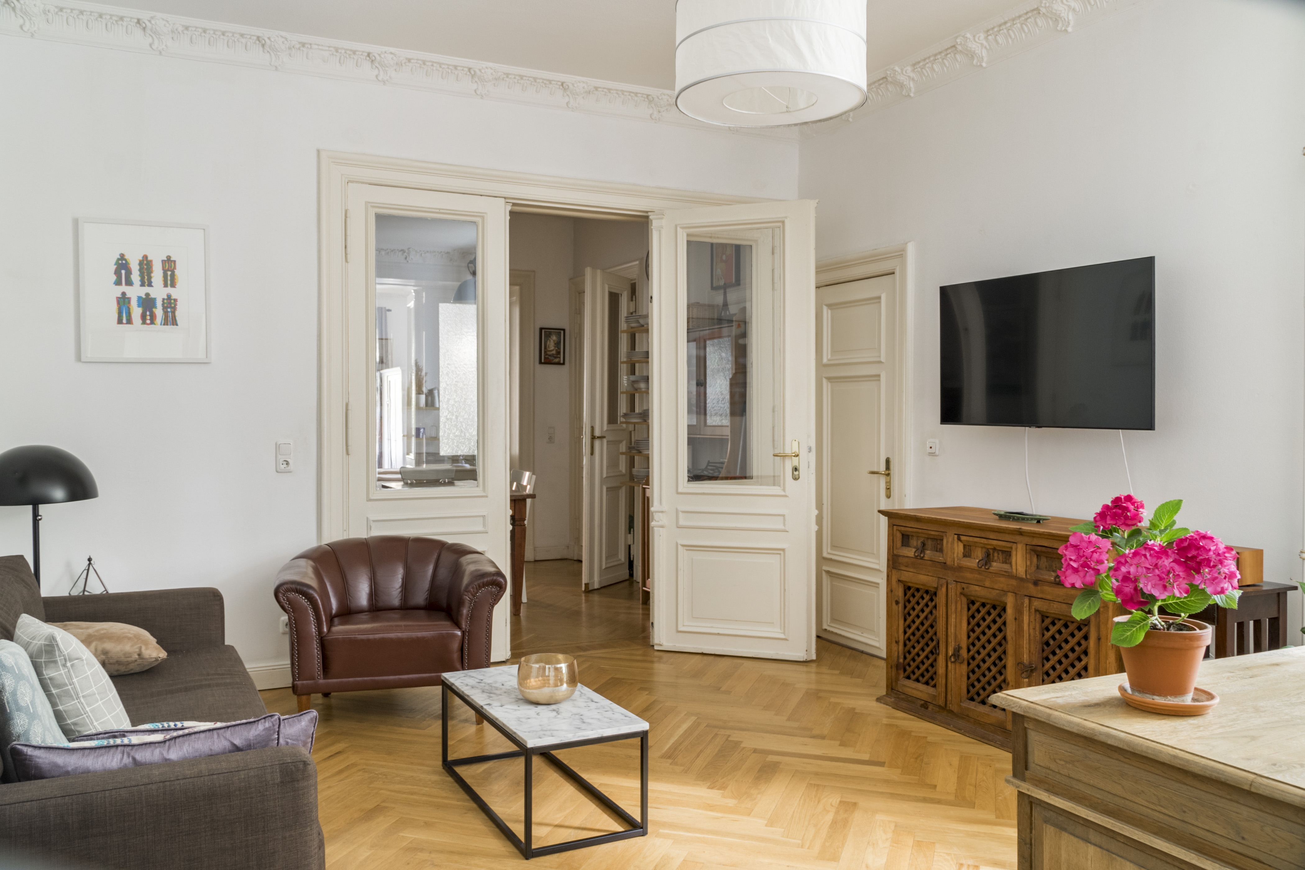 Central Flat, 2 Bedrooms+2 Bathrooms, Full Kitchen