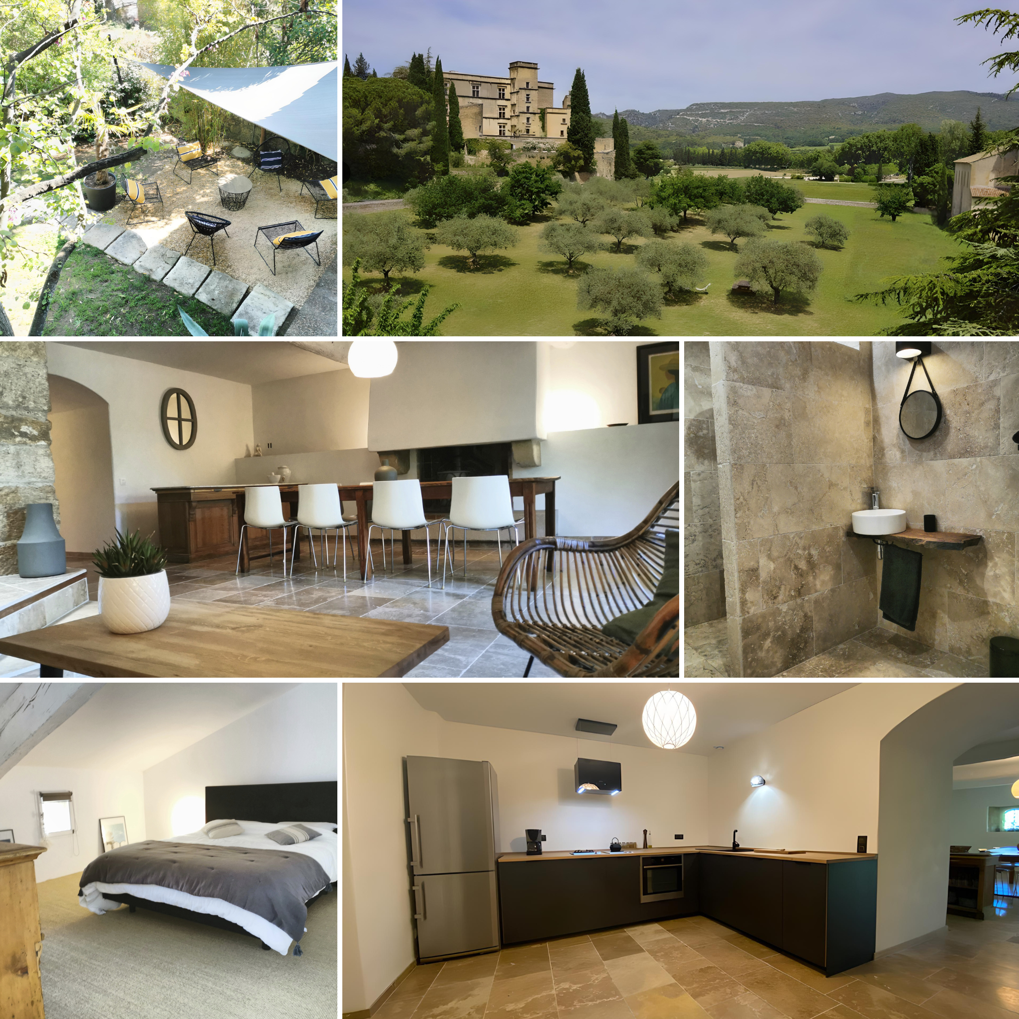 Provencal Mas, 6000m2 park, Lourmarin on foot