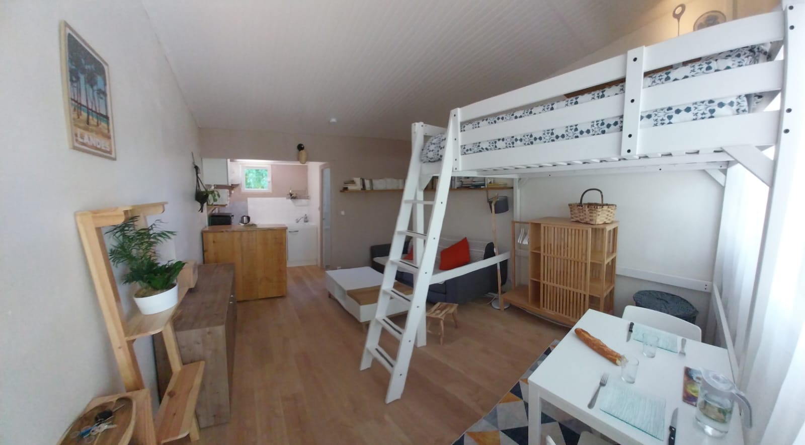 Studio 21m² 2 steps from the lake