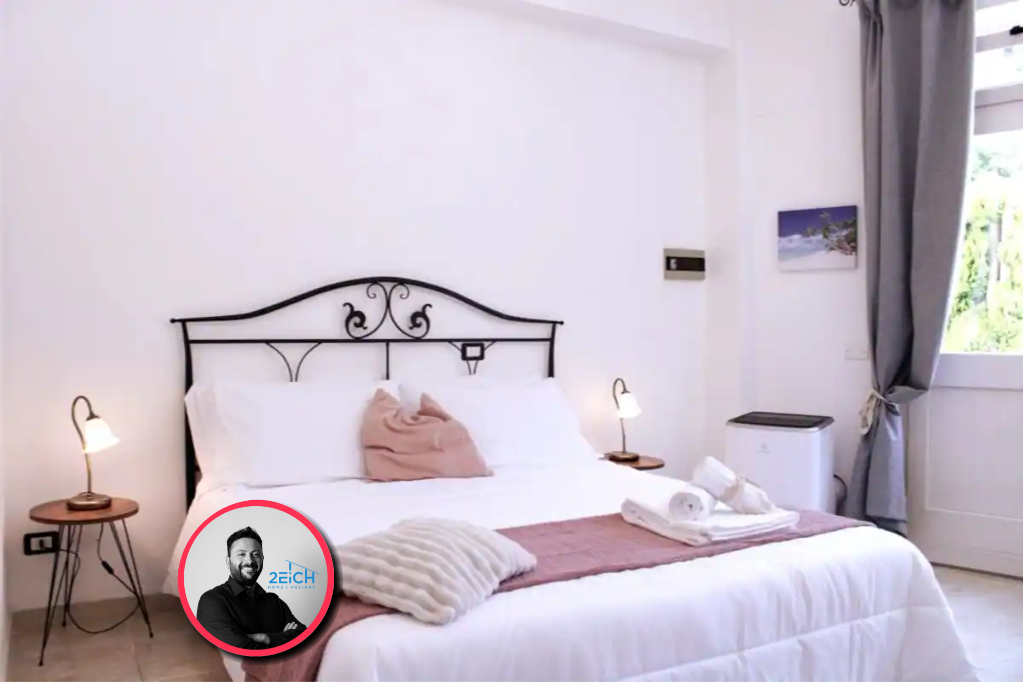 [Free Parking] Wi-Fi, Courtyard just steps from the sea