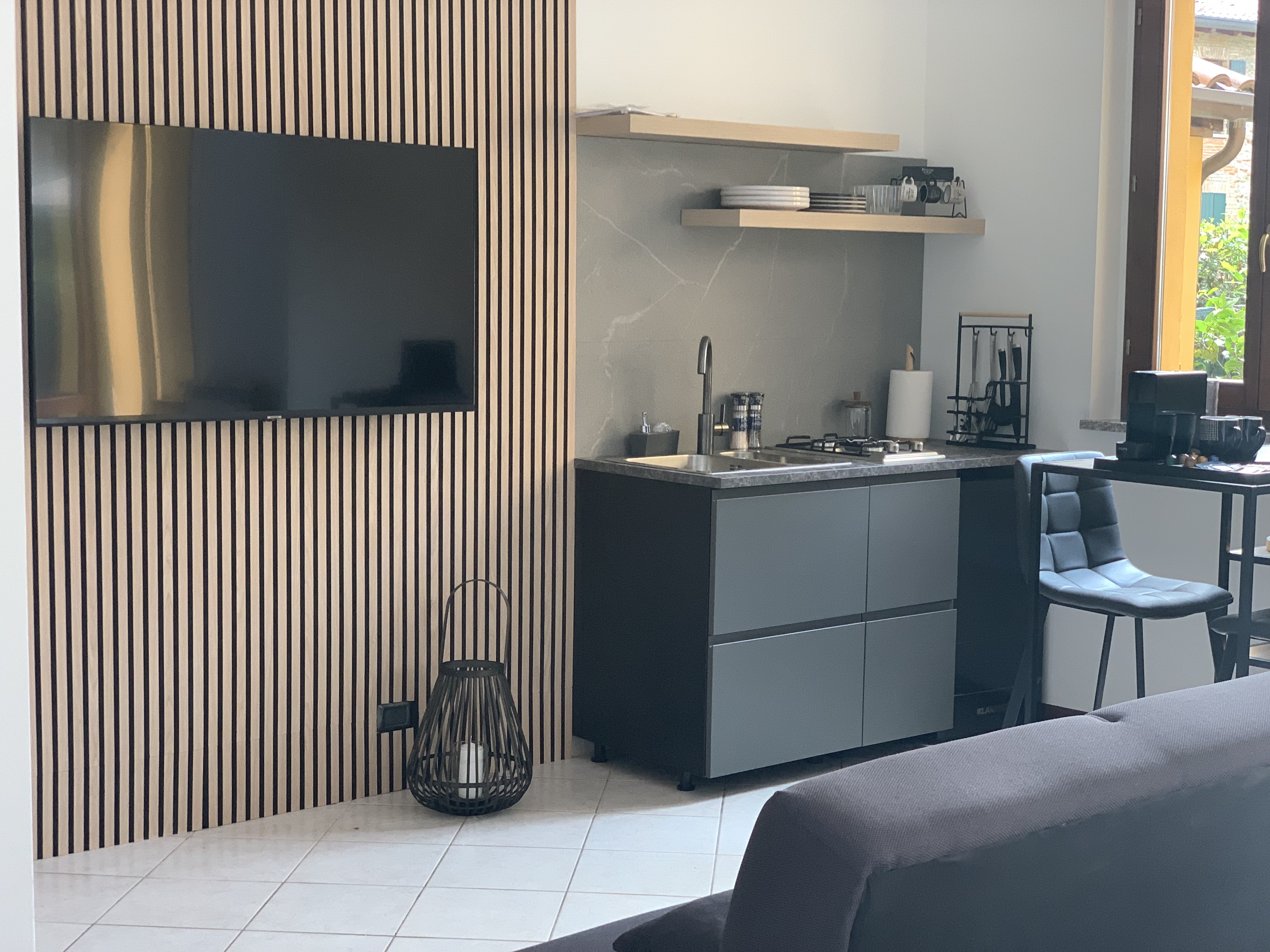 Jasmine garden apartment in Capriate San Gervasio, Bergamo