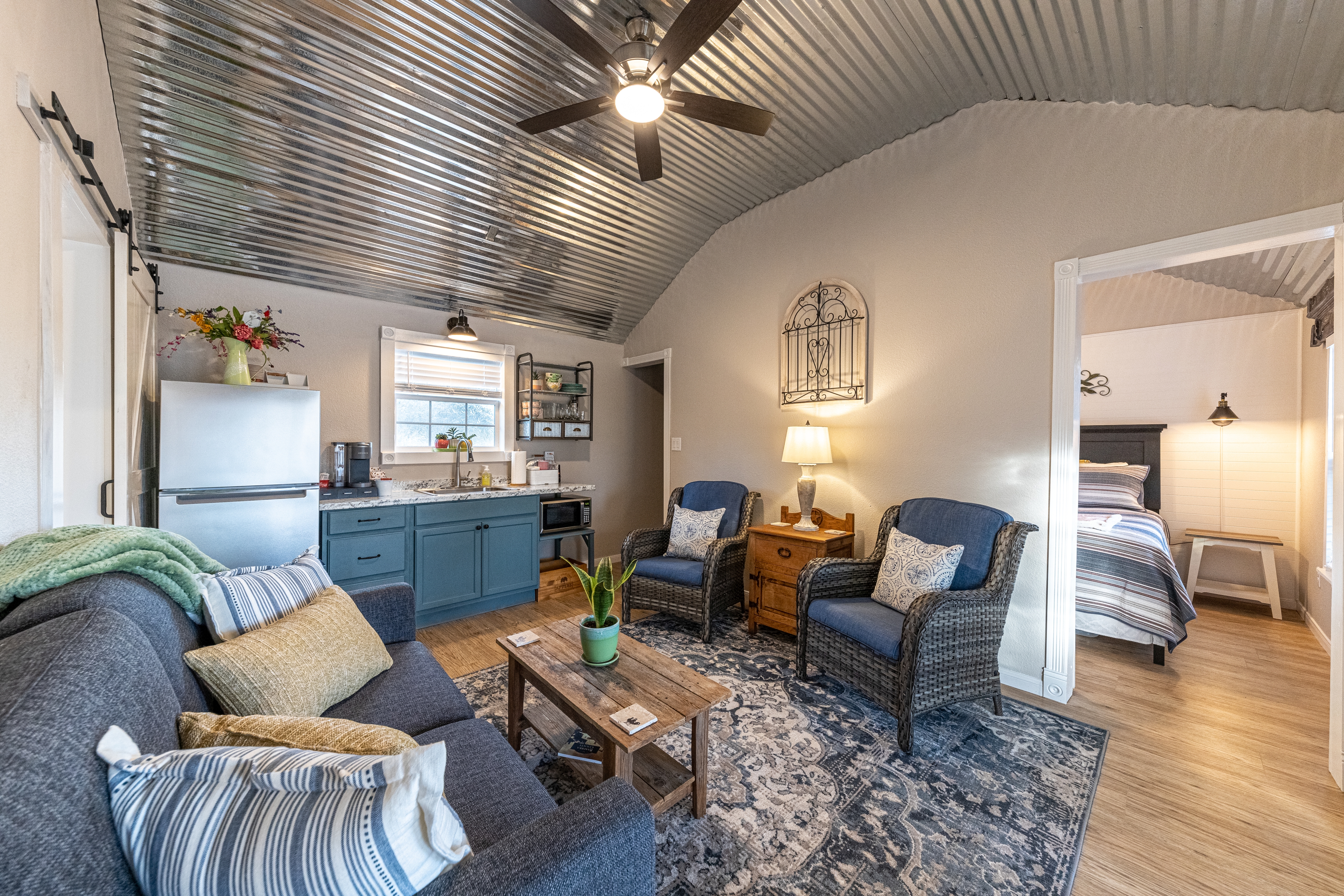Newly built modern farmhouse cottage