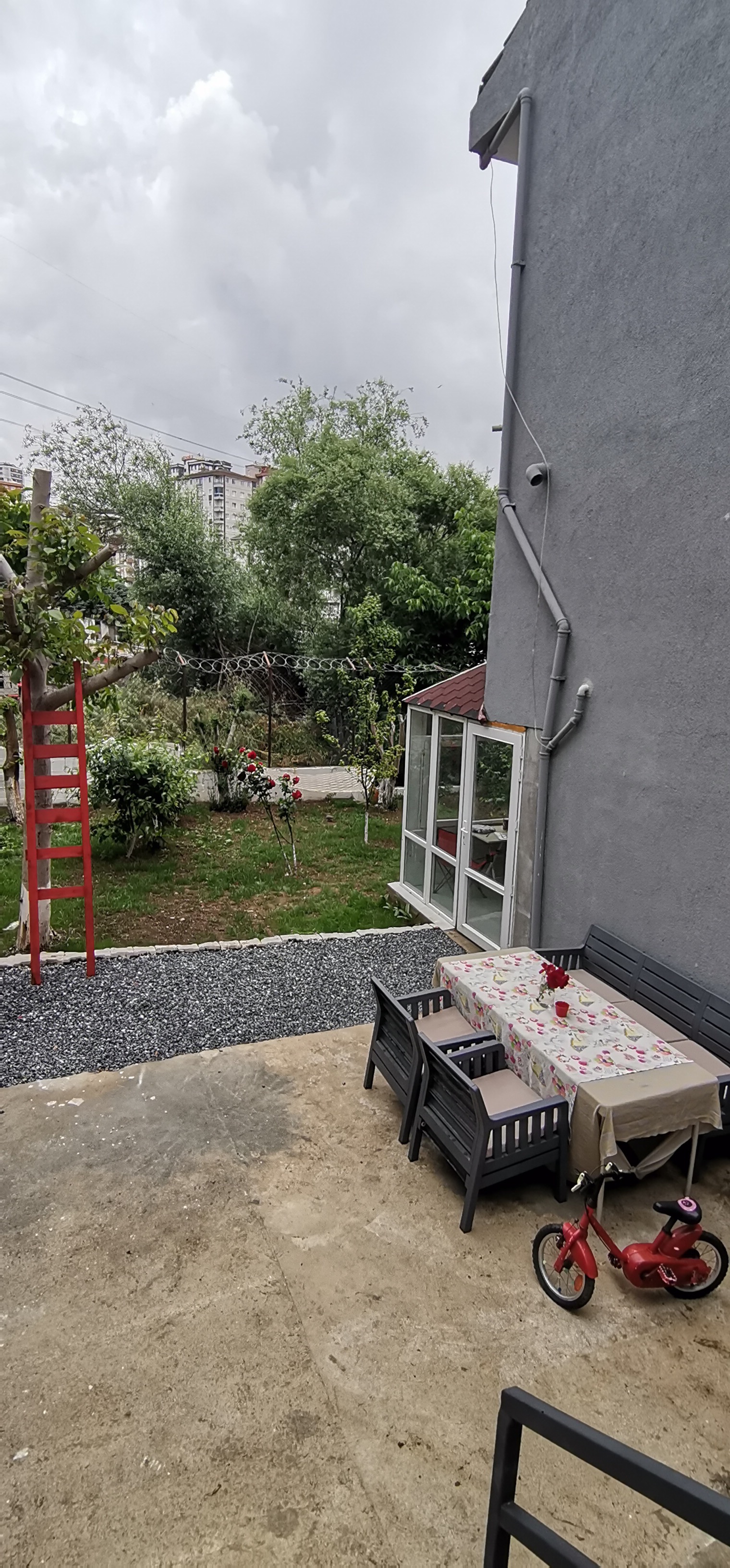 House with a garden