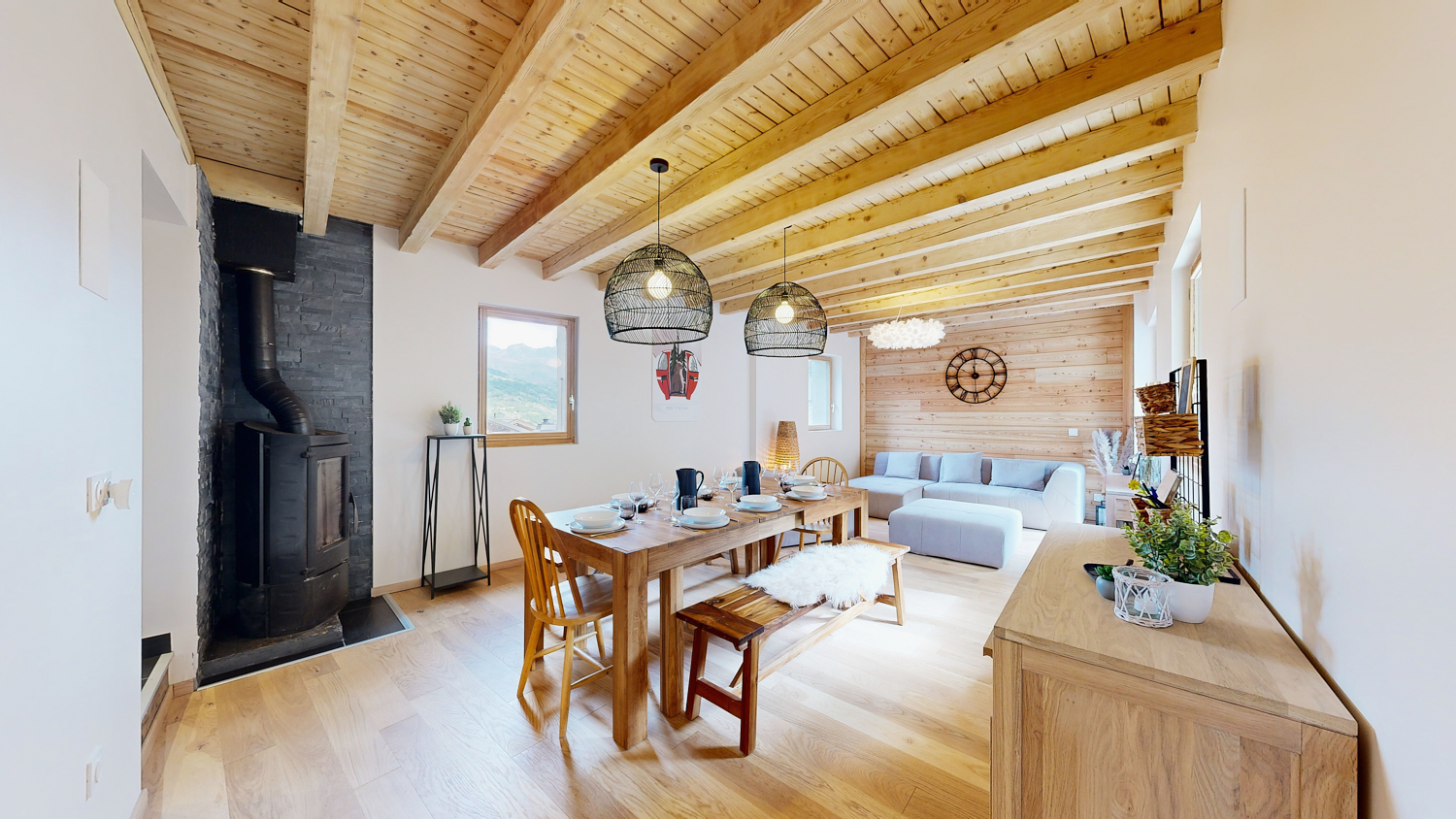Chalet Chappaz with Jacuzzi 3 min from Paradiski