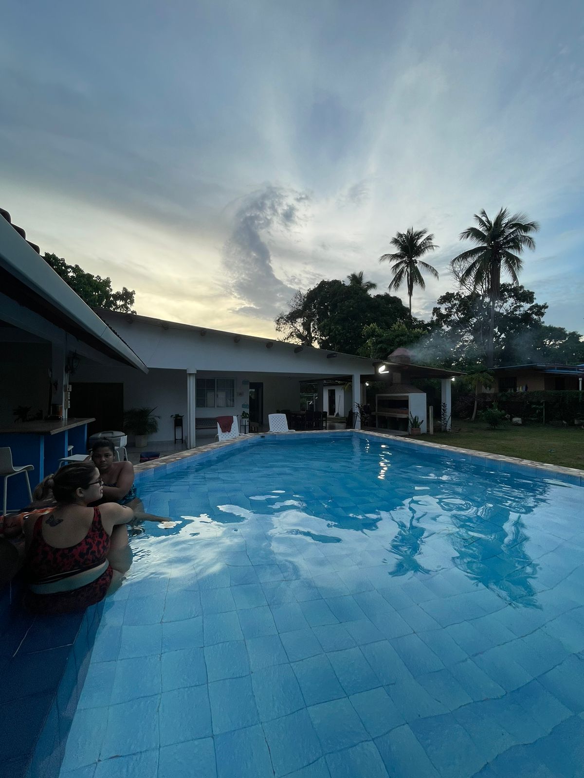 Comfortable beach house with pool in Nueva Gorgona