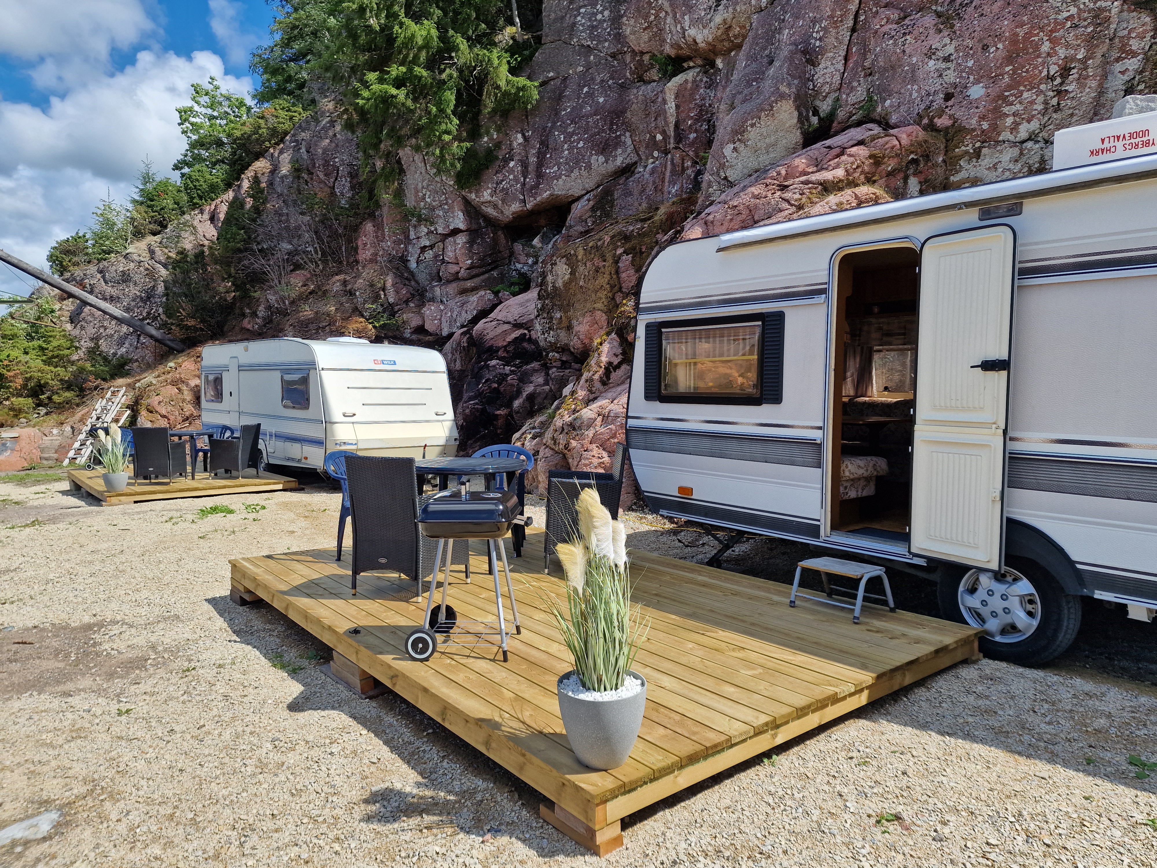 Rent a camper at the Marina
