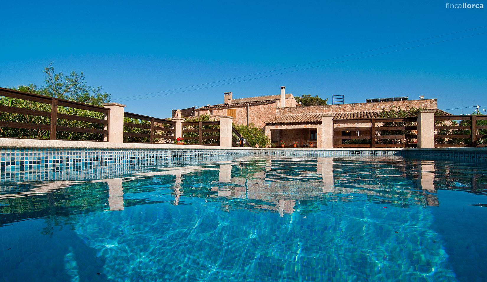 Rural house with swimming pool and playground in Campos, Mallorca