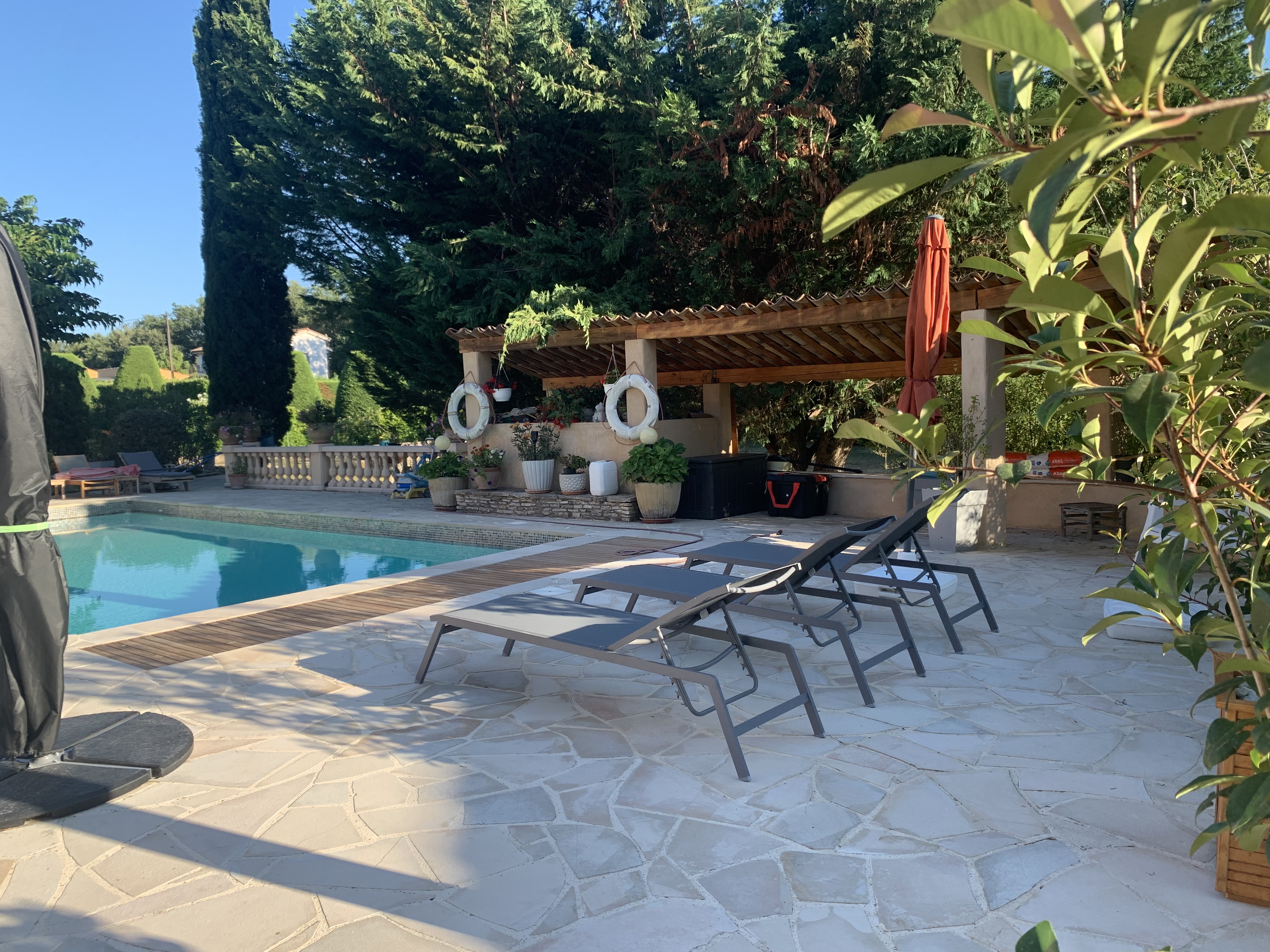 Private studio and pool