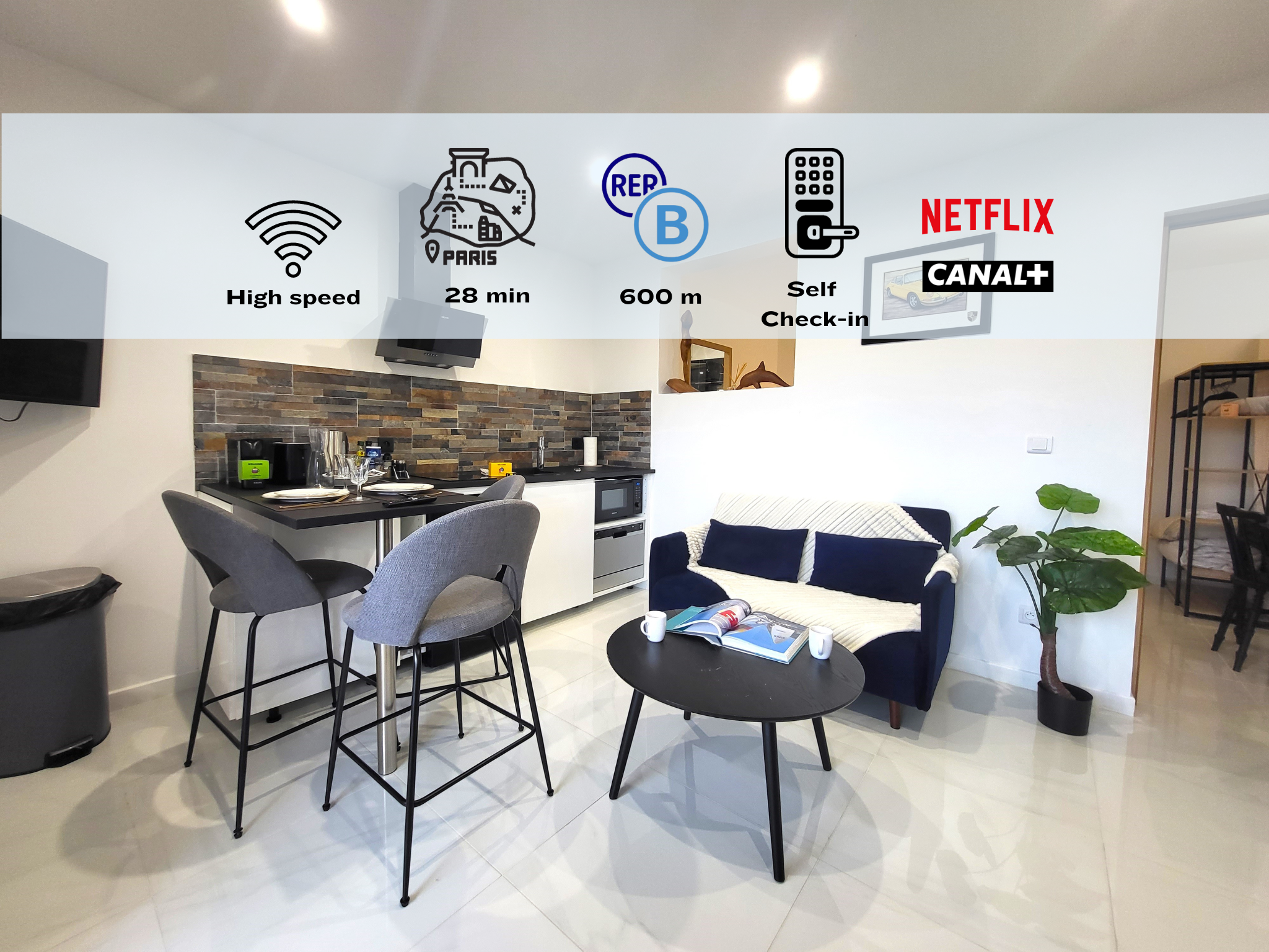 Le Bellevue: Superb apartment with terrace