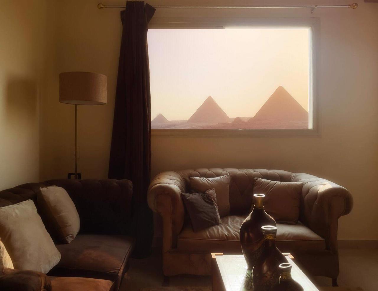 Modern 3BR Full pyramids view Apartment + Roof