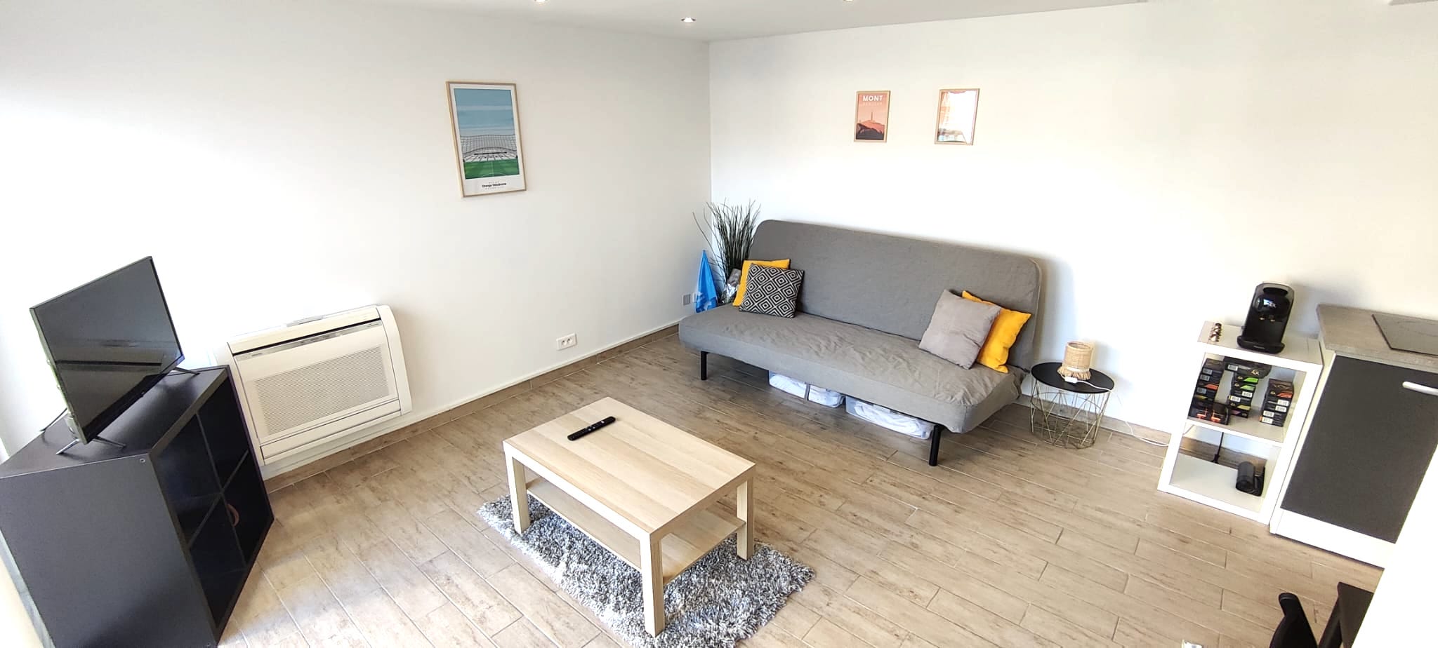 New and equipped quiet studio