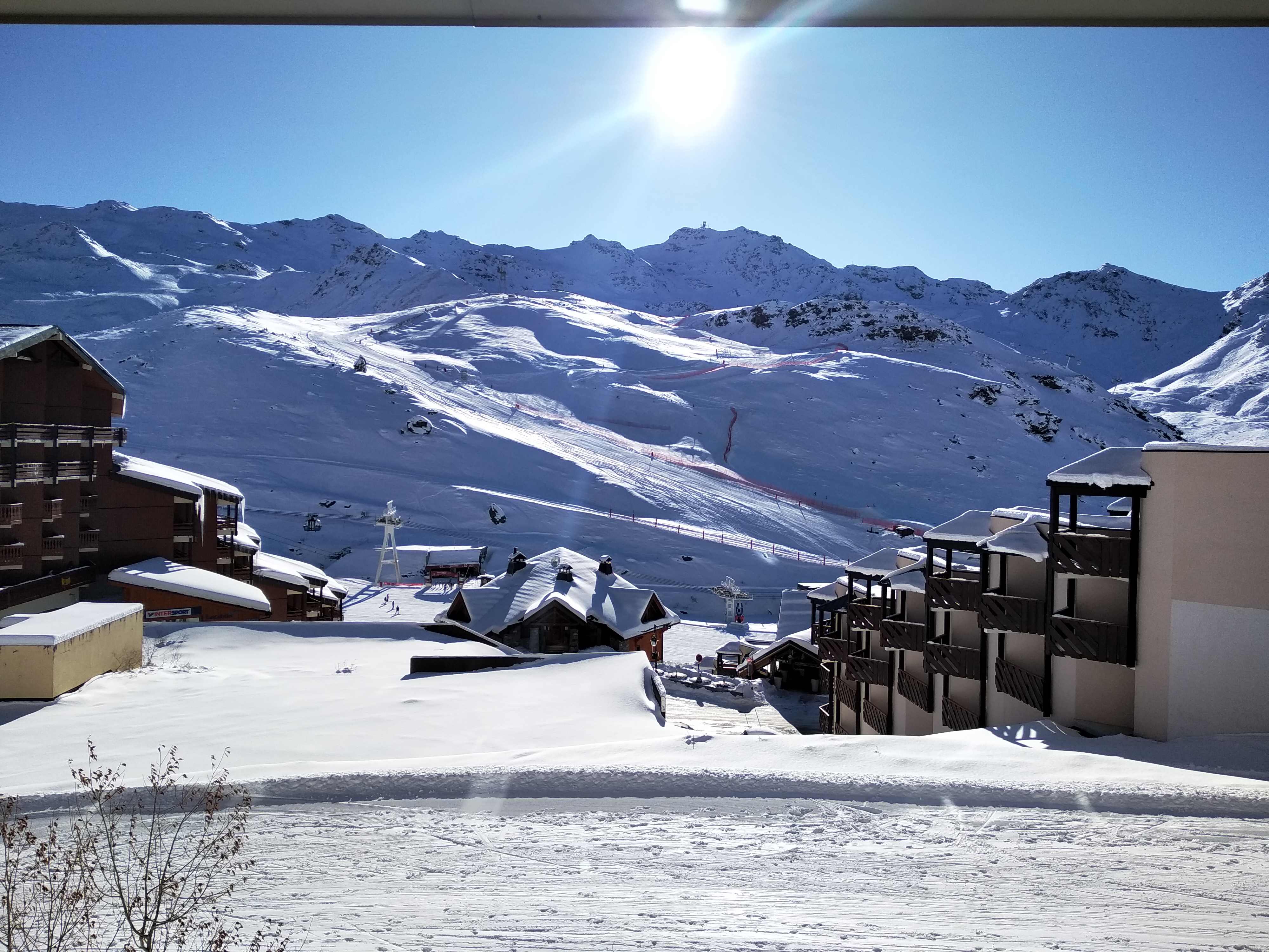 Val Thorens Appart 5/7 persons, ski on foot, South