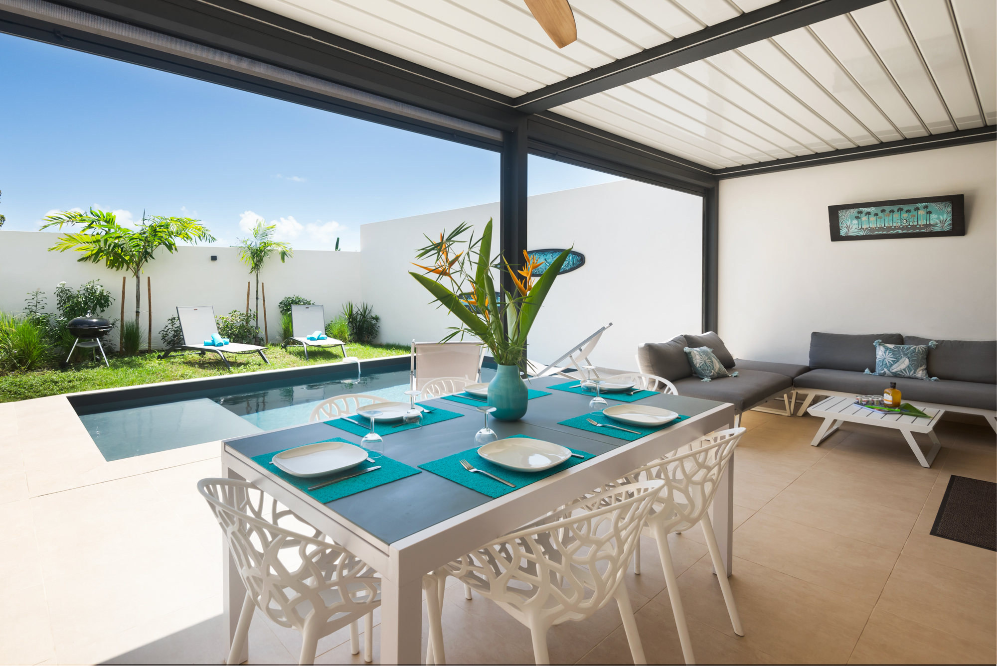 Villa Larimar with private pool, close to beach
