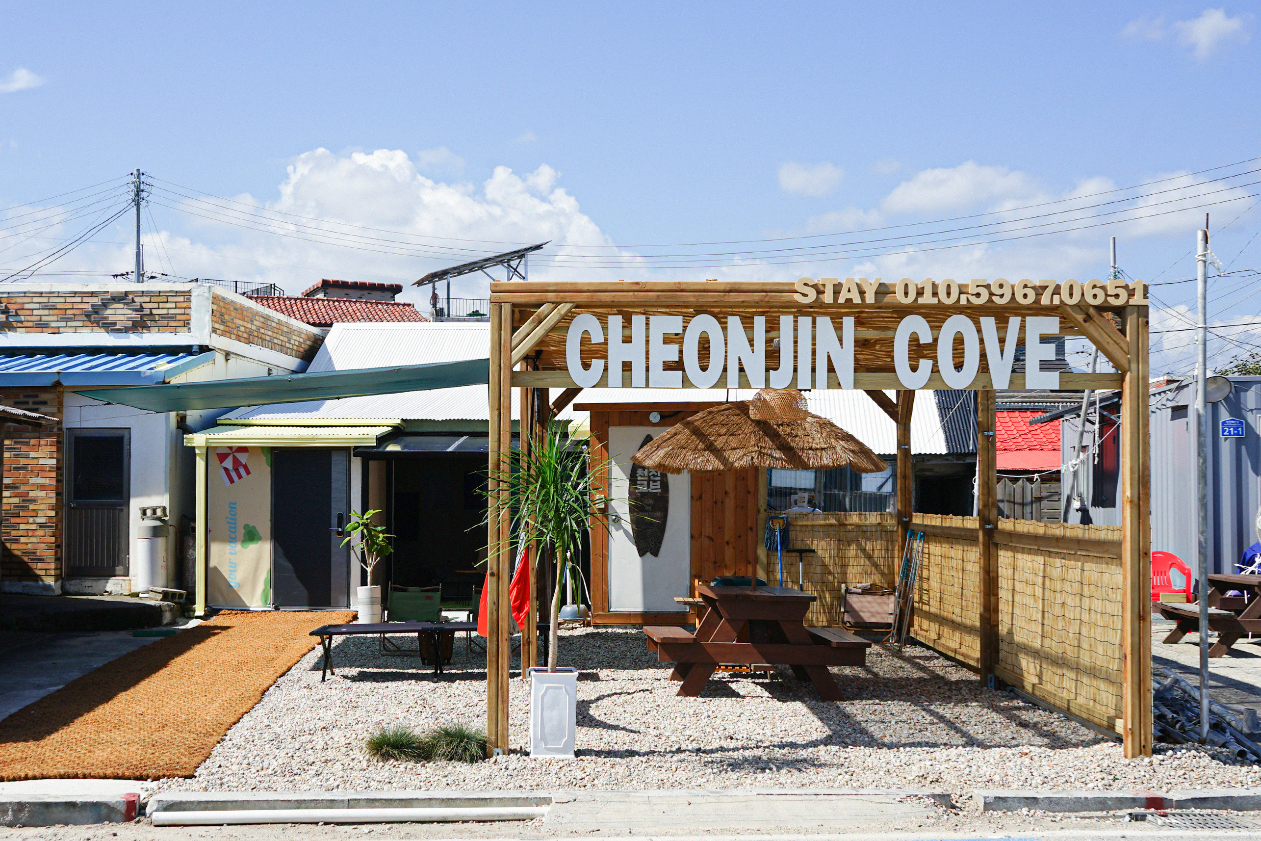 [Tianjin Cove] Ocean View Private House/2 rooms/10 seconds walk from Cheonjin Beach/Emotional accommodation in front of the sea