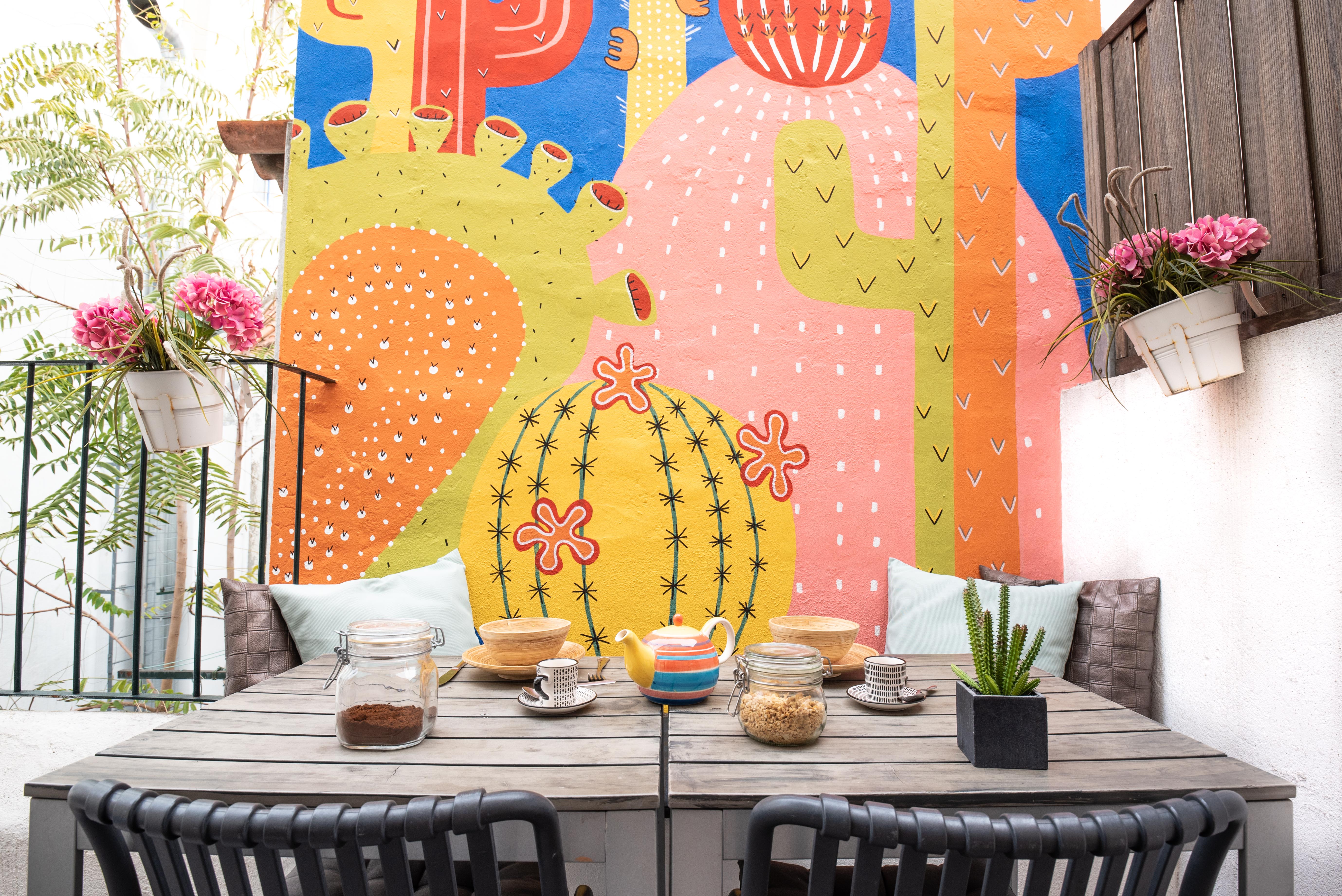 Cactus apartment with terrace