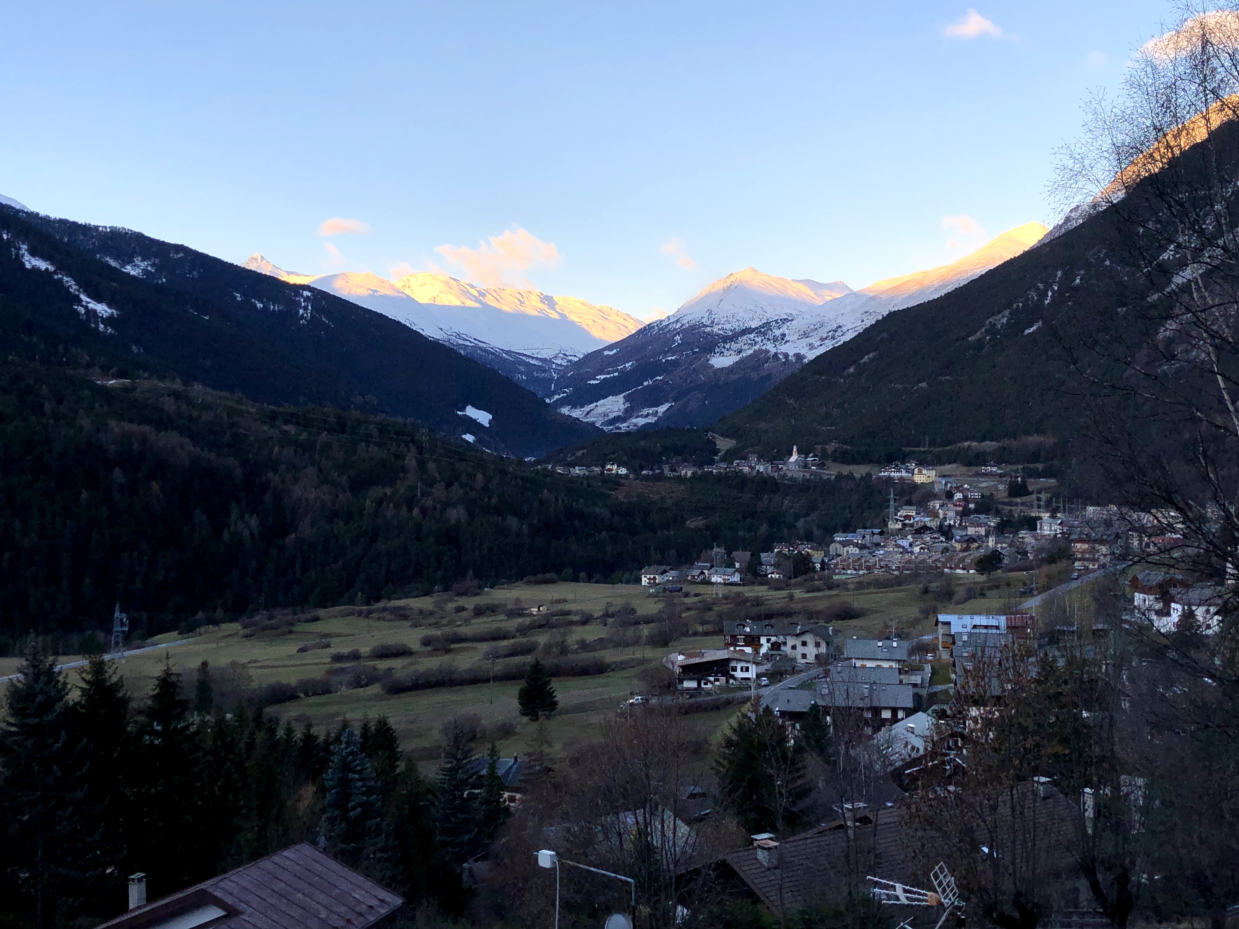 Small in the mountains
