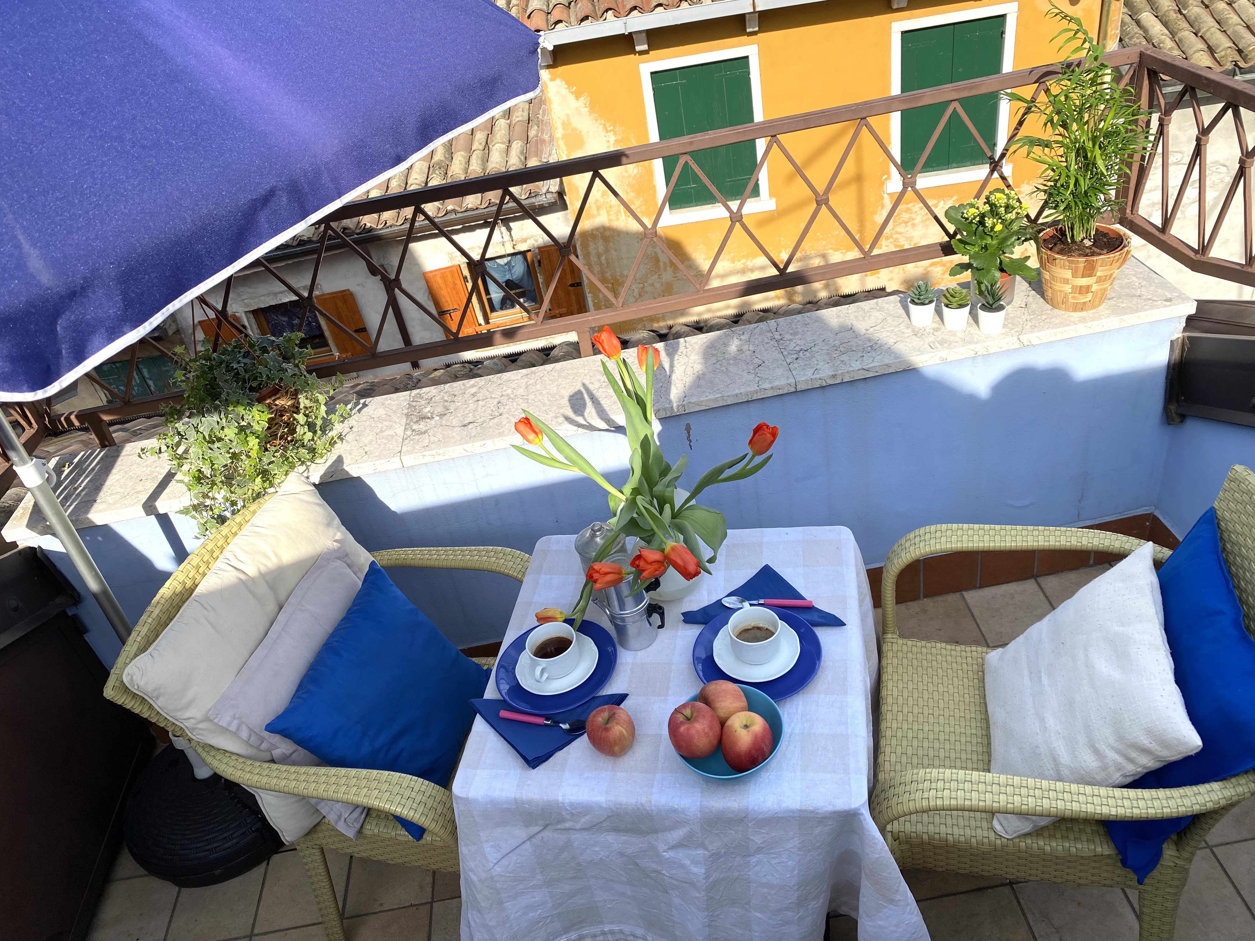 Cà Antonia Cozy Attic room with roof balcony