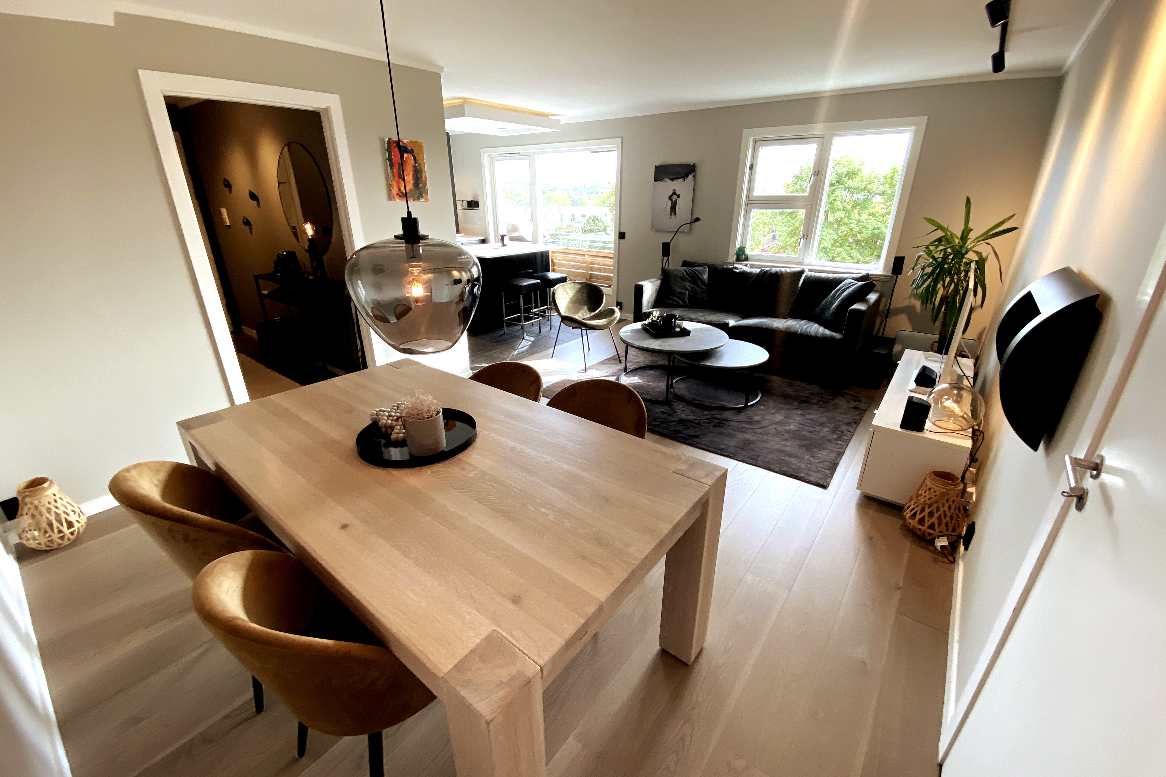 Two level penthouse overlooking Oslo