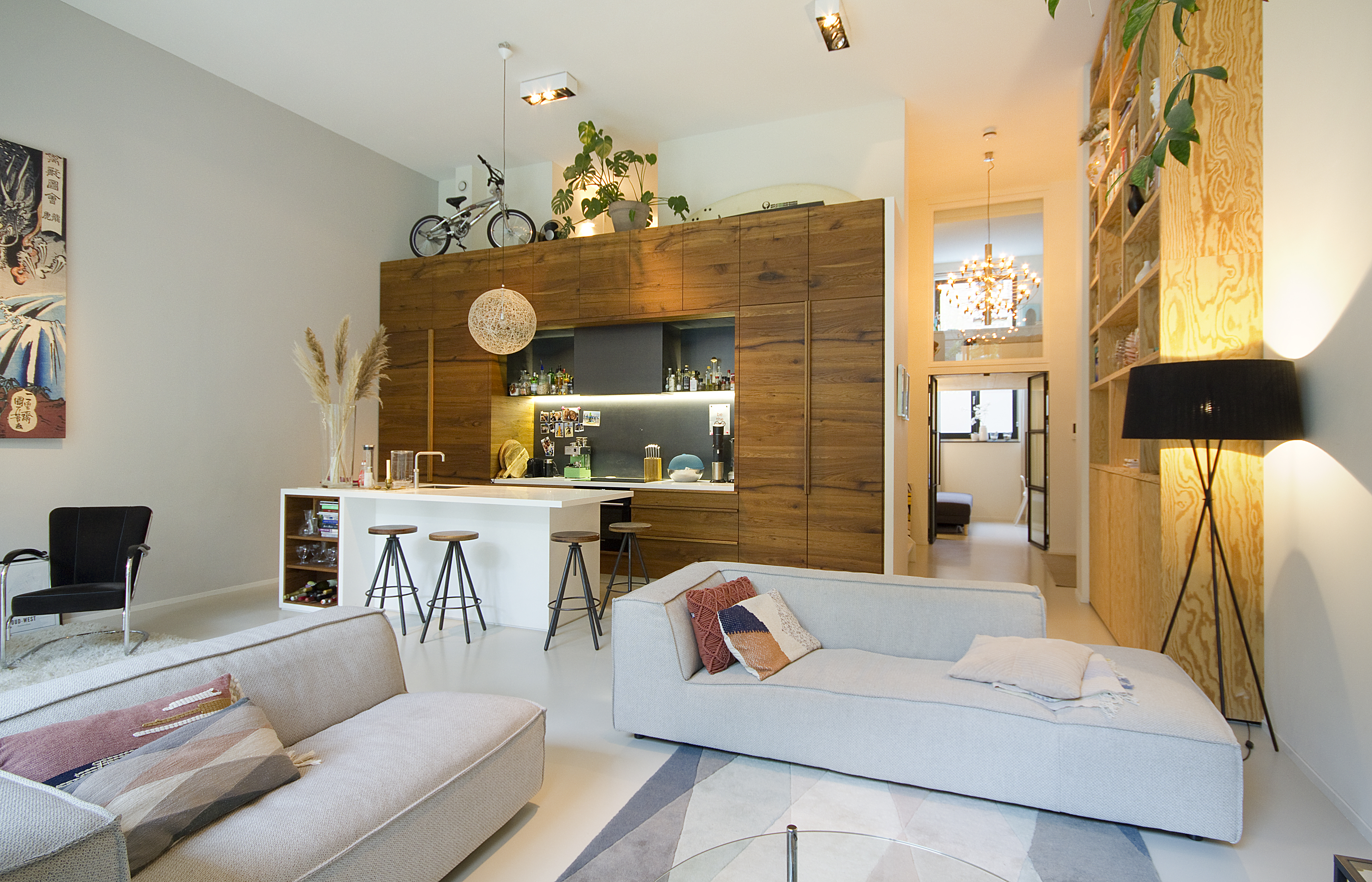 Design luxurious loft, 3 bedr, 2 bathr, garden — Amsterdam stay