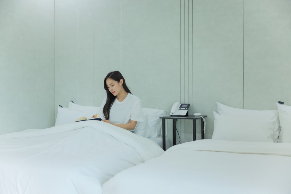 Ocean View's Emotional Accommodation Deluxe Twin - Ocean View located in Daecheon Sea Water Complex