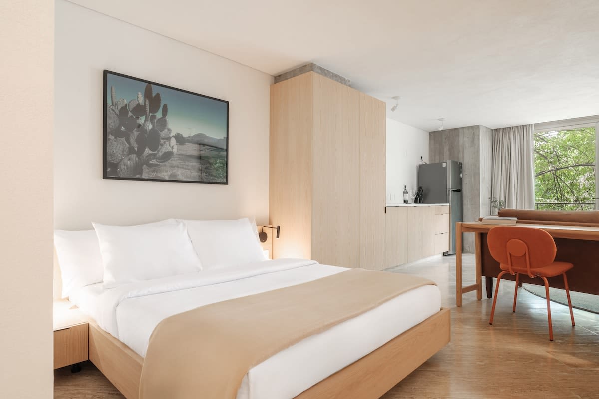 Modern Loft with Balcony & View of Parque Mexico