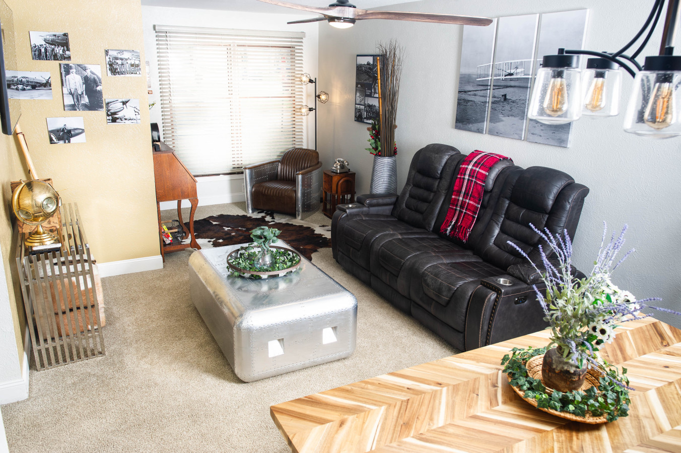 「Special」Aviator air cushion ohio 80625 Unisex Plastic Oversized Adjustable Aviator w/ Side Shields