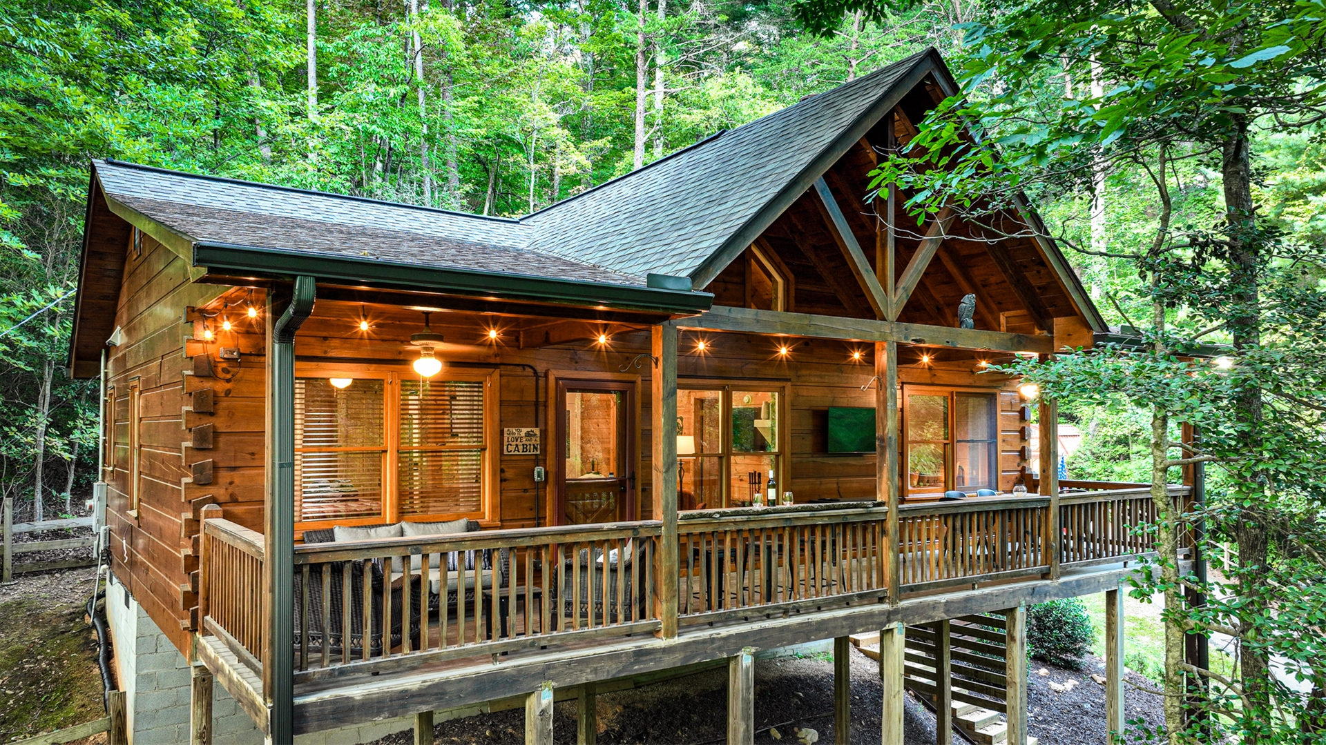 Treehouse At Rock Creek | Cherry Log, Ga - Cabins for Rent in
