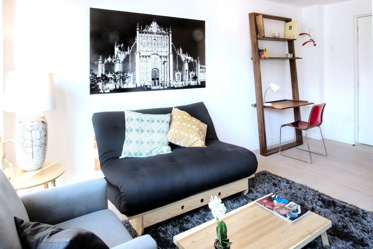 ¡Loft con Aire acondicionado y vistas del centro!
