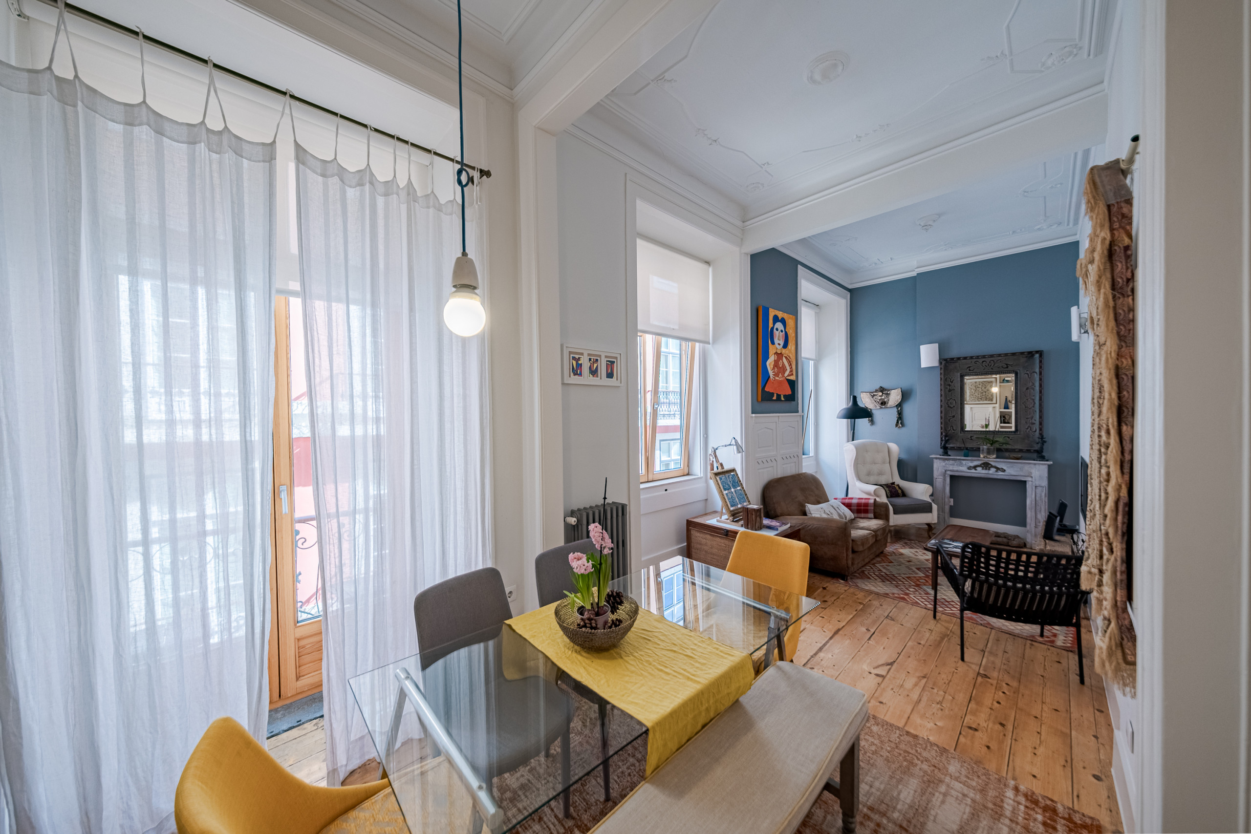 Central Apartment 2br/2ba | Balcony | Lift in Baix in Santa Maria Maior, Lisbon
