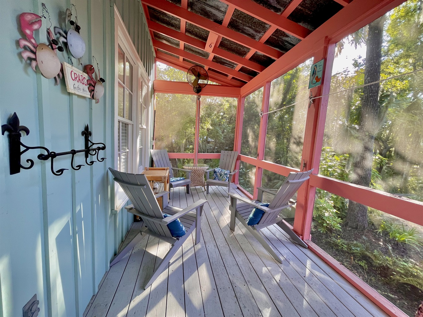 Resort perks, cottage privacy, boat slip access