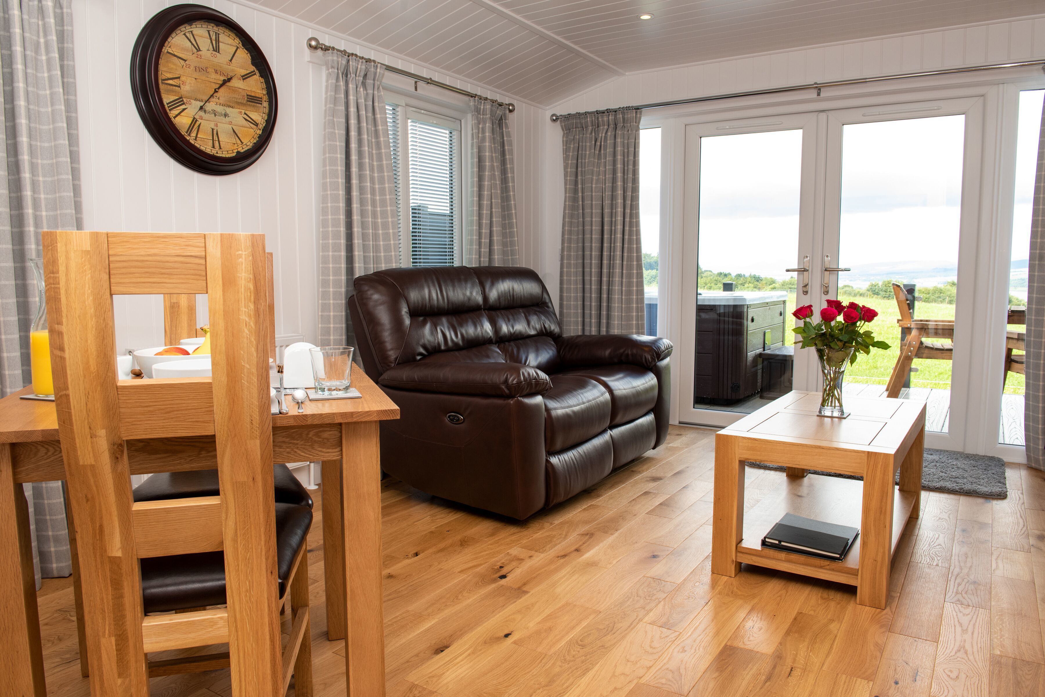 Luxurious Superking Lodge with hot tub Chalets for Rent in Langbank, United Kingdom Airbnb
