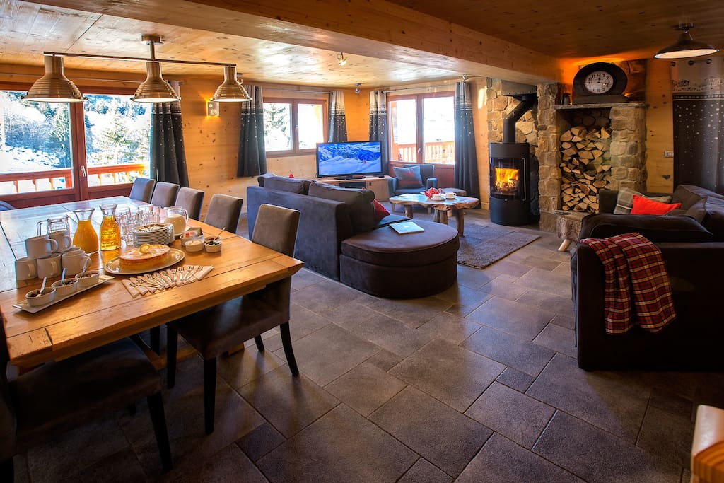 Chalet with hot tub and sauna, close to slopes