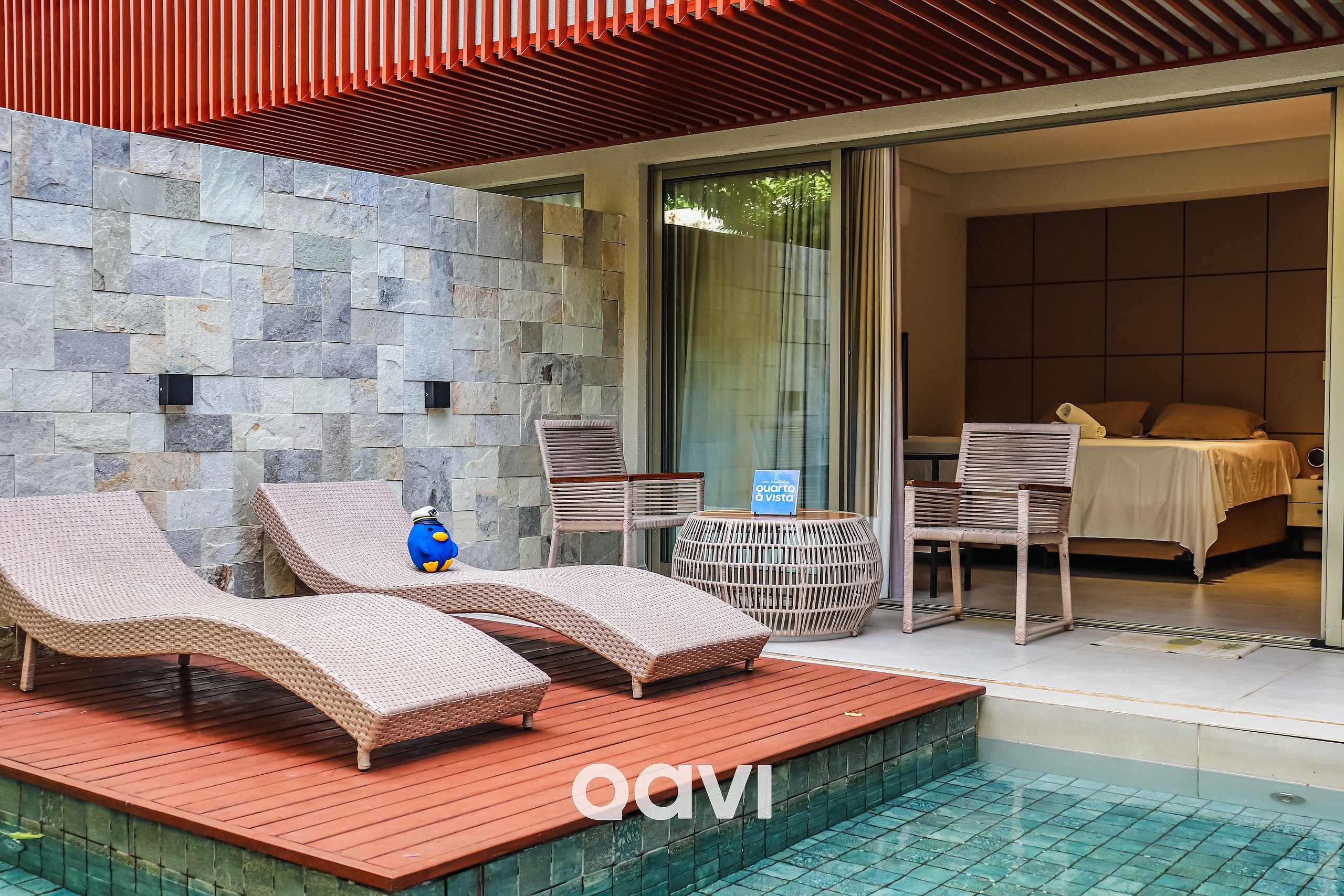 Qavi - Full flat like private pool #ÎledePipa