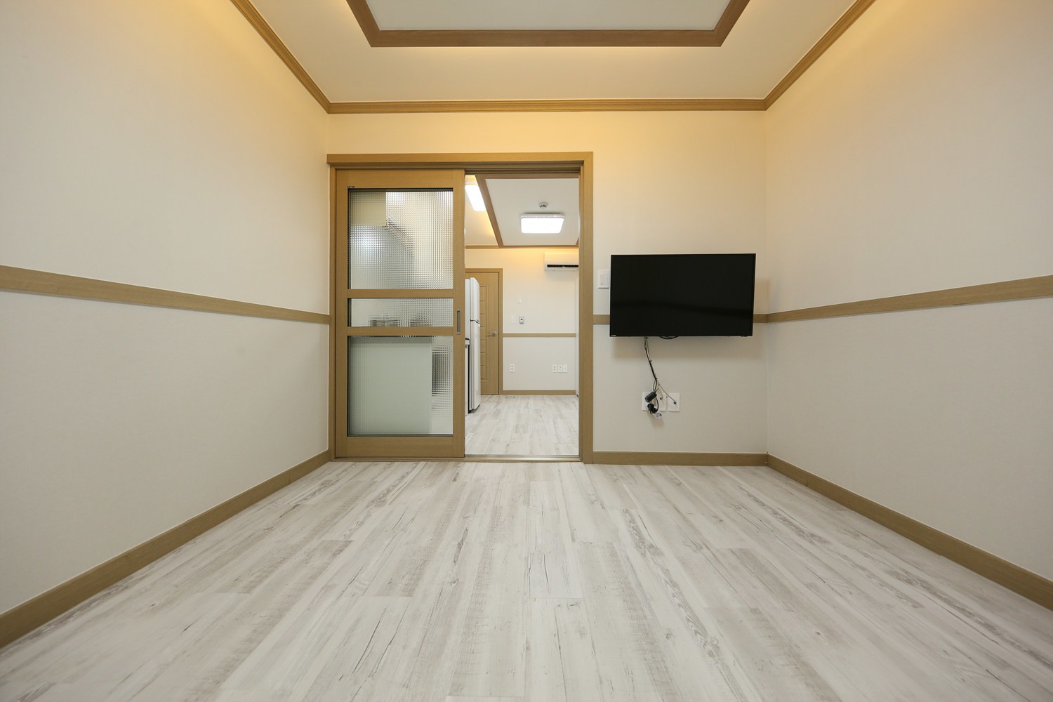 Stylish room 204 with a clean white-tone interior