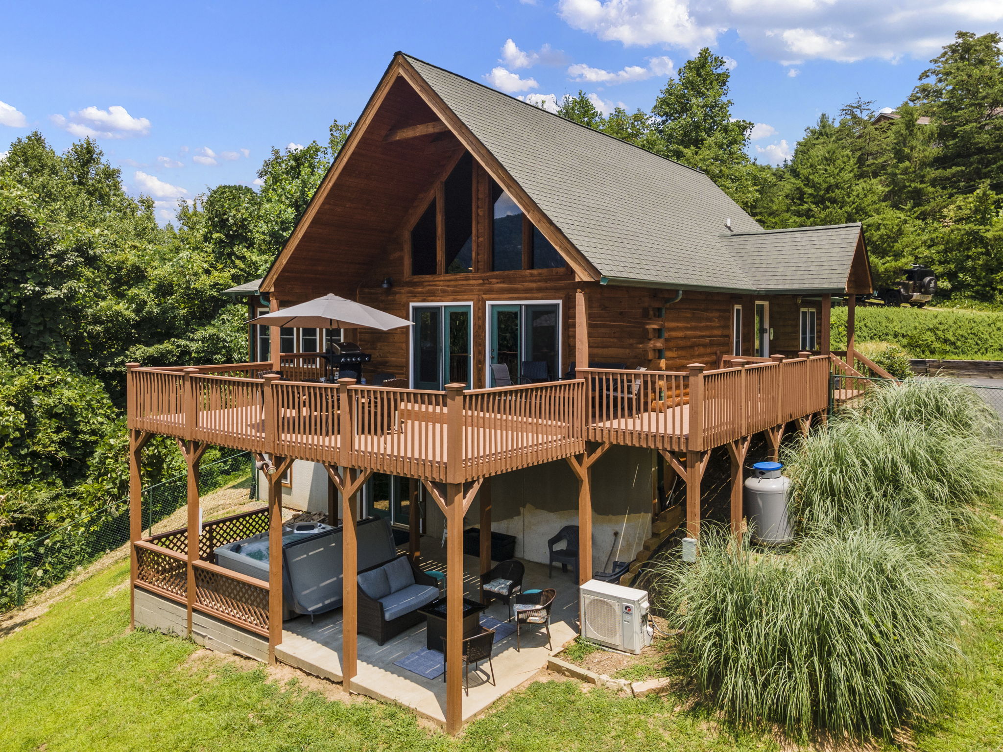 Lake Lure Cabin with Hot Tub,Game Room, Mt Views Cabins for Rent in