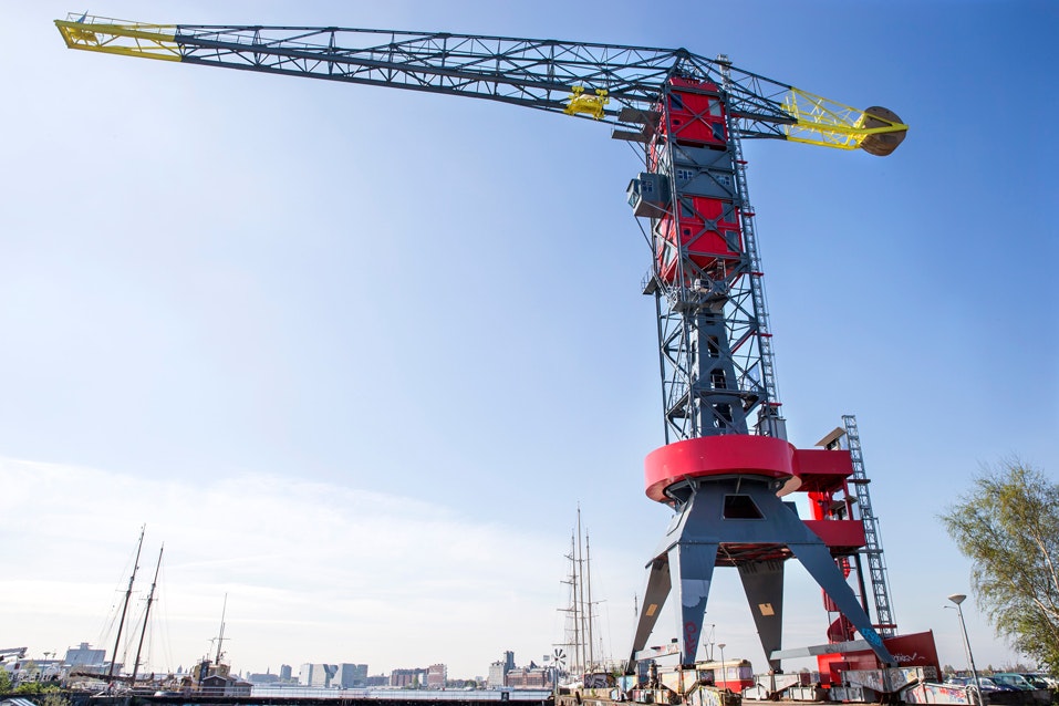 3. Mystique; 5-star suite on top of the crane — Amsterdam stay