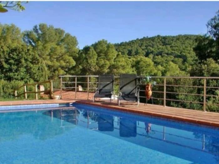 Villa with private pool next to beach, Sa Riera