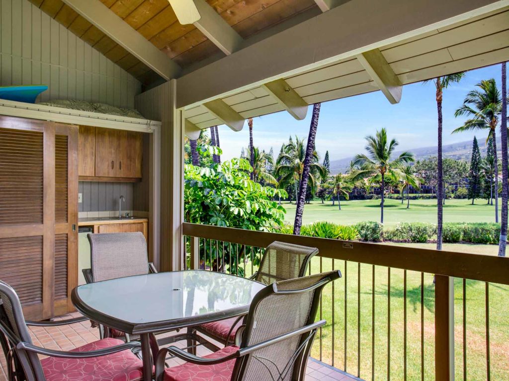 Pool & fairway views at Keauhou Bay in North Kona, Hawaii