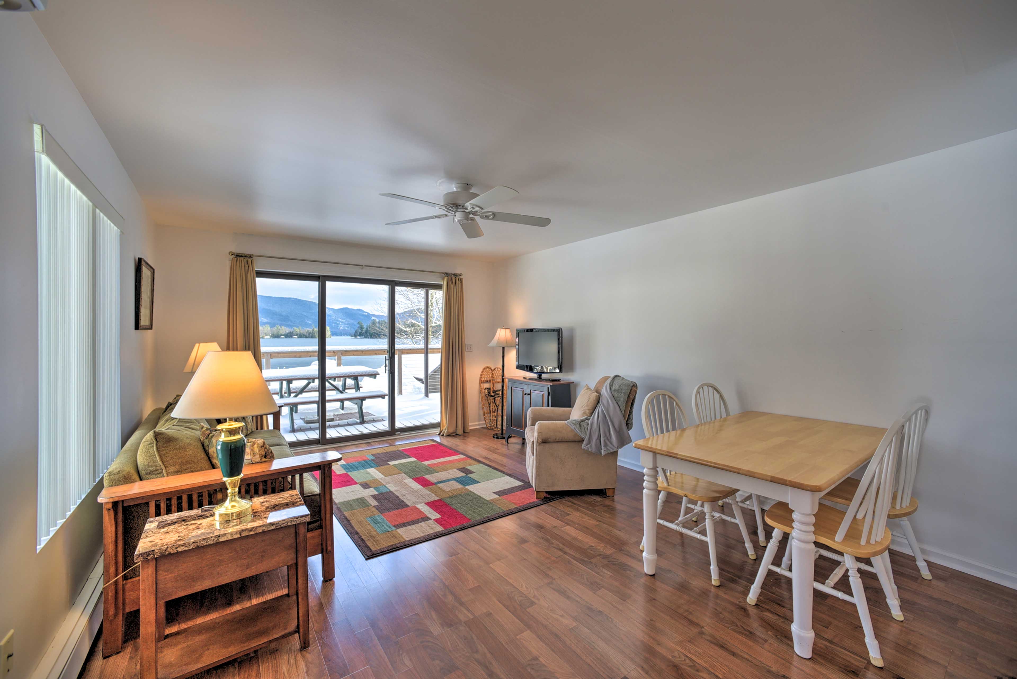 Lake George Getaway w/ Mountain + Water Views