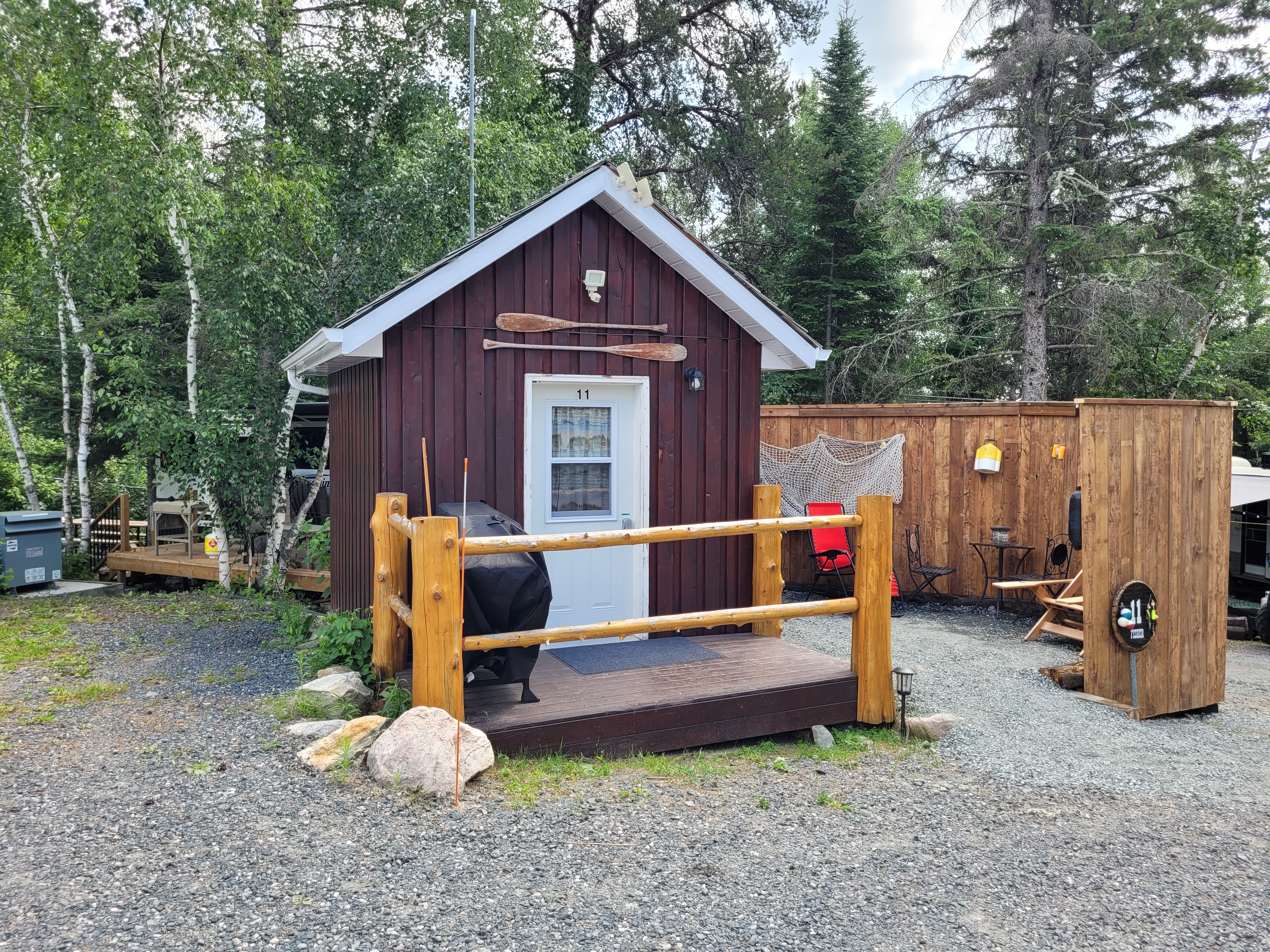 Site 11 'Fisher' Glamping Bunkie-urban farm resort