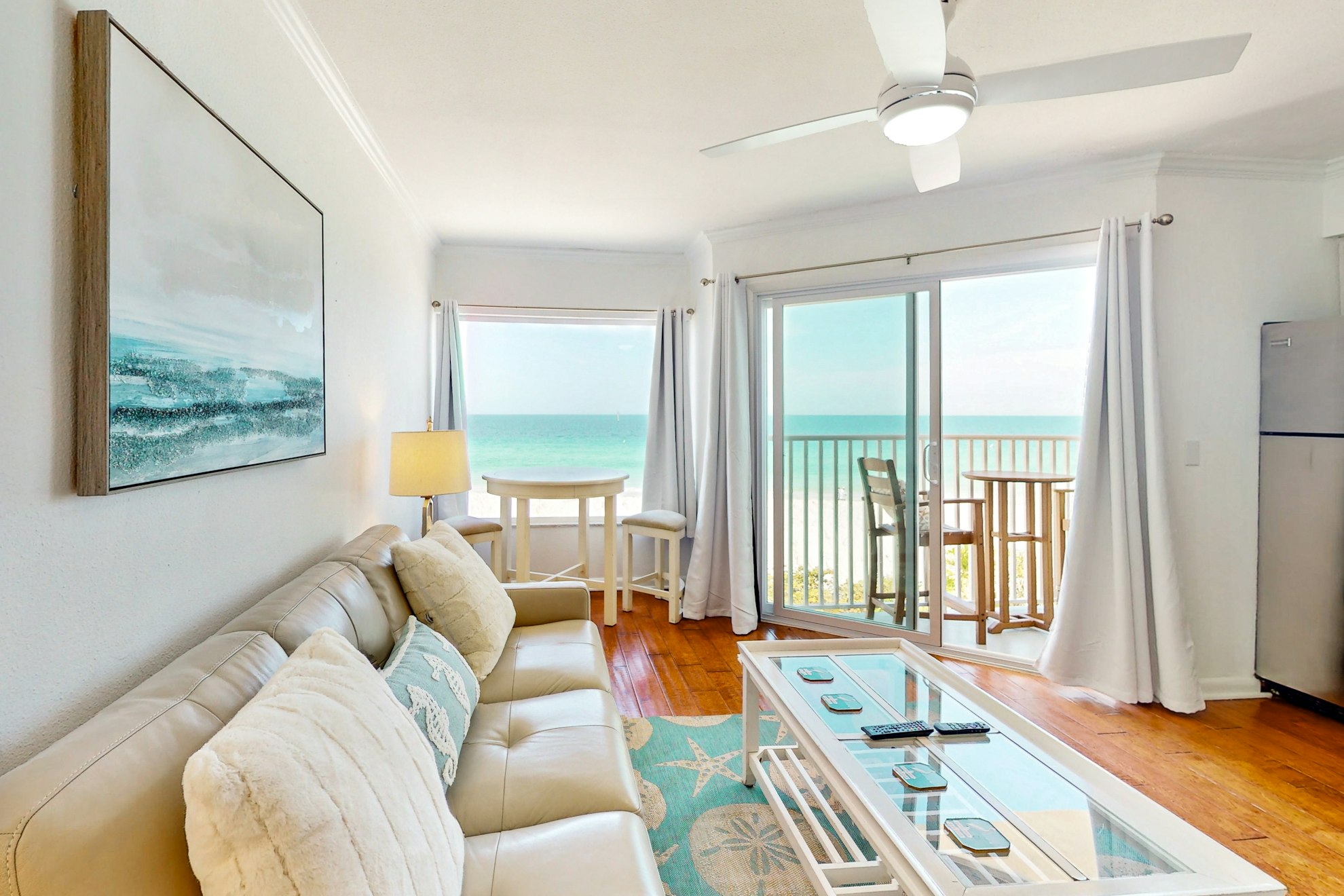 Beachfront 1BR | Gulfview Balcony | Pool | AC