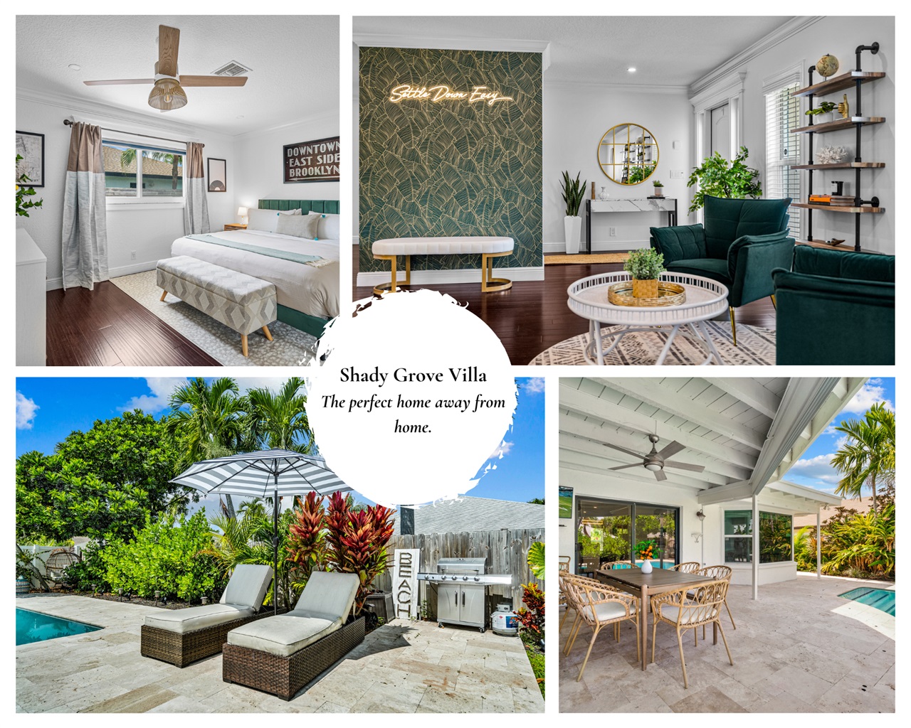 Shady Grove Villa * Elevated Decor * Comfy Beds