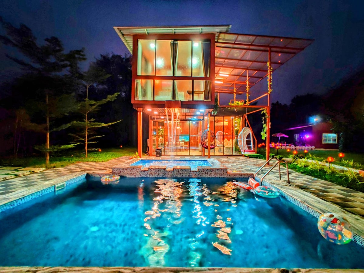 Stay Leisurely Crystal springs villa 3bhk, Karjat