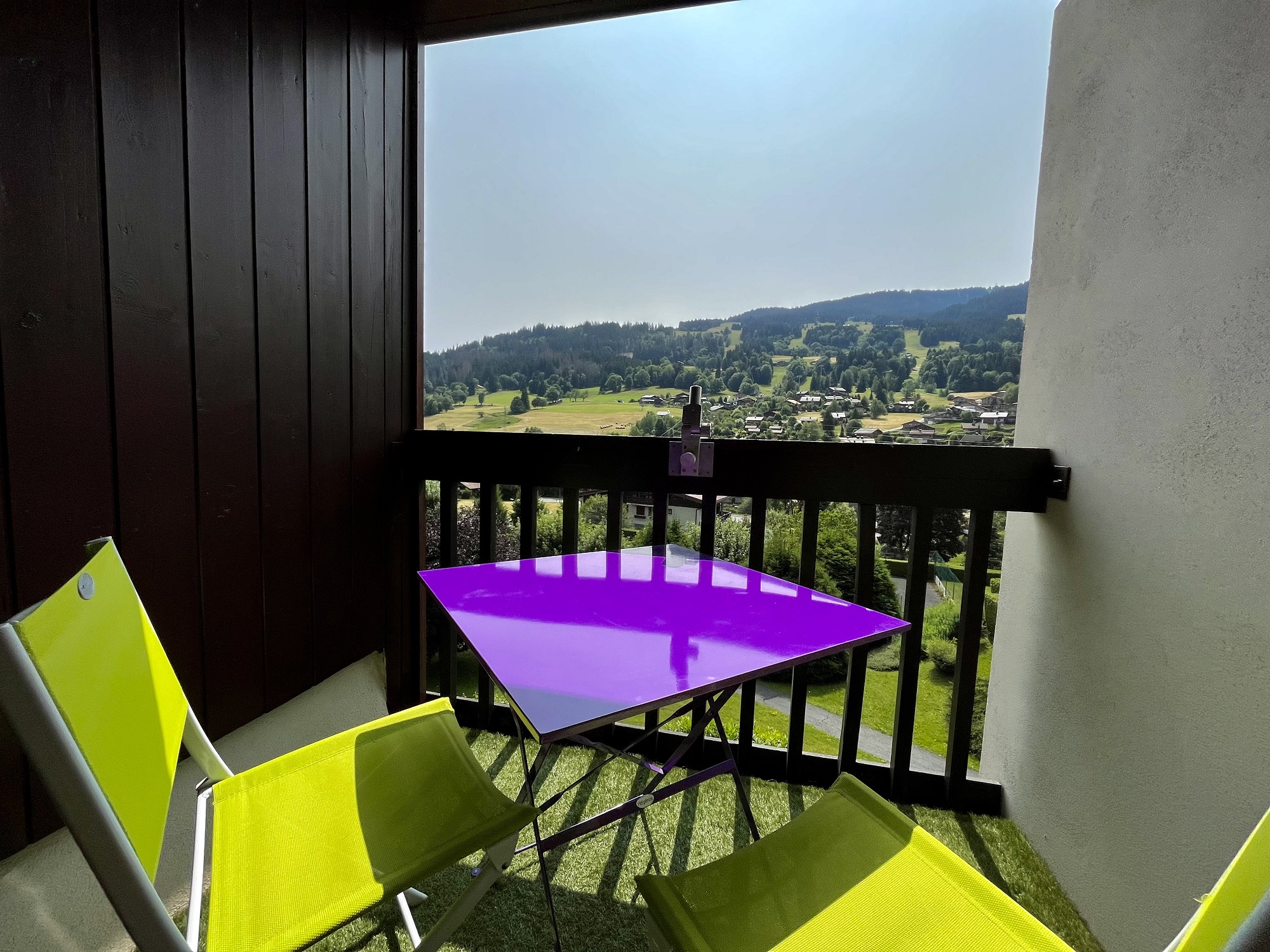 Bright Studio with Aiguille Verte view