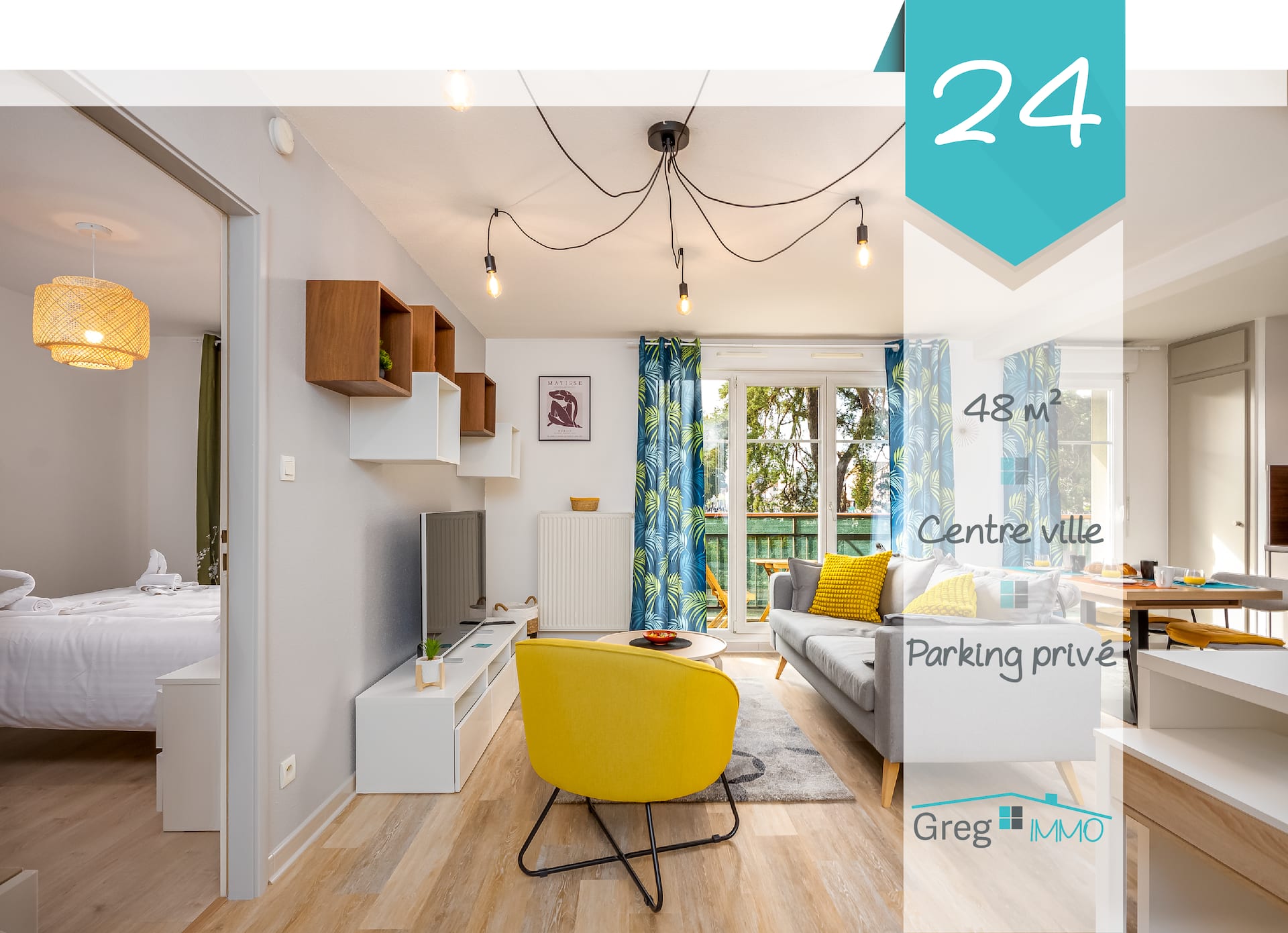 * Le 24 * GregIMMO * Appart 'Hôtel