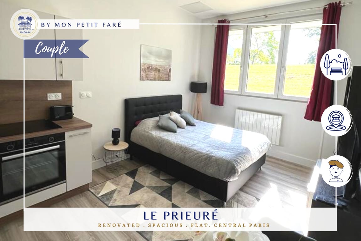 The prieuré - Rénovated & Quiet - Center